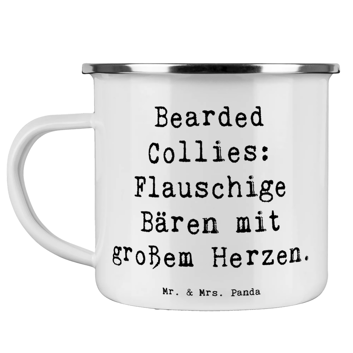 Camping Emaille Tasse Spruch Bearded Collie Bärenherz Emaille Tasse, outdoortasse, Campingbecher, emaillebecher, reisetasse, Motivtasse, Campingtasse, Reisebecher, Pott, wanderbecher, Teebecher, Emailletasse, metallbecher, blechbecher, Outdoor Tasse, Emaille Becher, Haferl, becher emaille, Tasse Emaille, Blechtasse, wandertasse, Outdoor Becher, Teetasse, Kaffeepott, Geschenk, Schenken, Hund, Hunderasse, Rassehund, Hundebesitzer, Tierfreund, Welpe