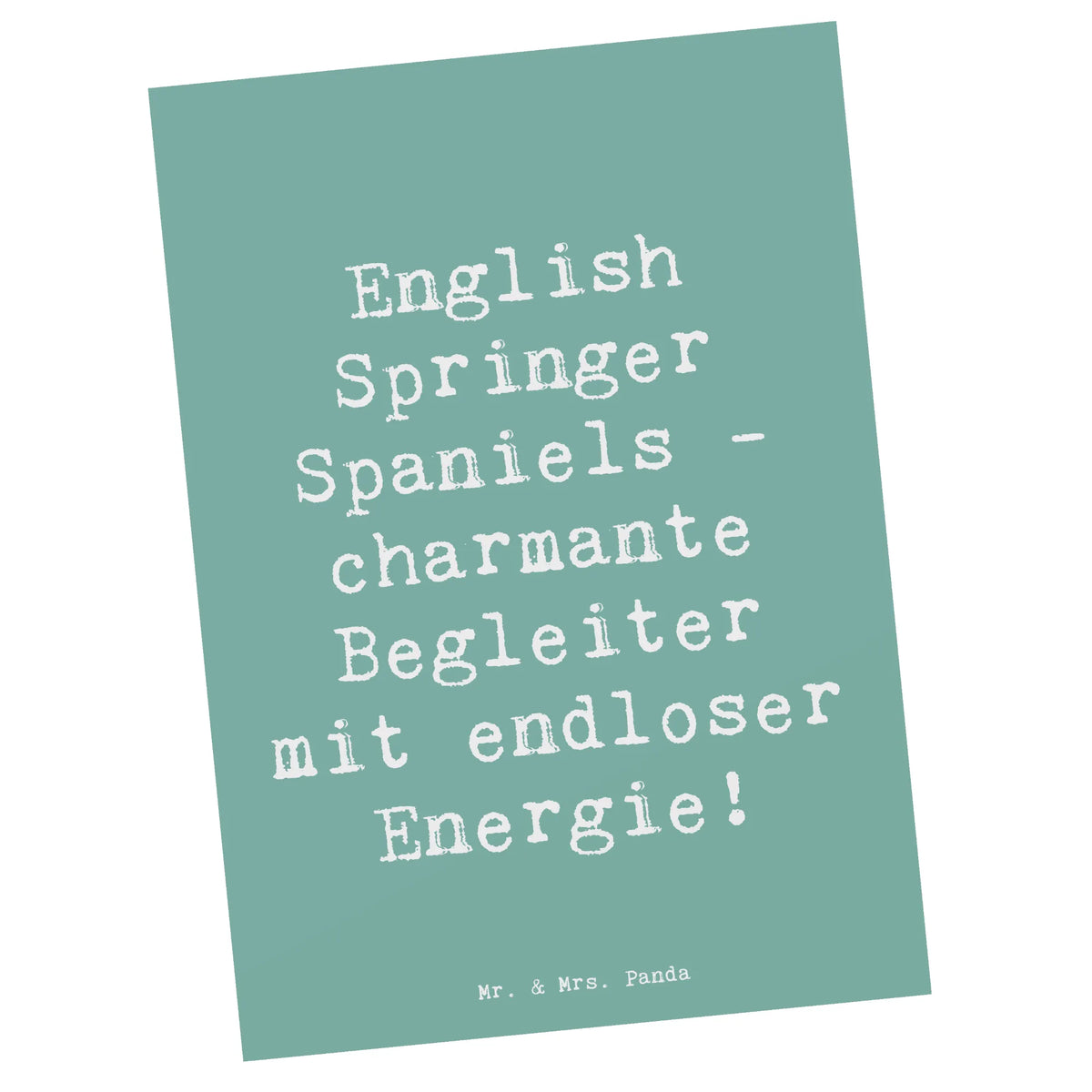Postkarte Spruch English Springer Spaniel Charme Ansichtskarten, bildkarte, Motivkarte, Ansichtskarte, Designkarte, einzelkarte, Postkarte, Kunstkarten, Grußkarte, kunstkarte, Postkarten, Fotokarte, spruchkarte, Schenken, Welpe, Tierfreund, Hund, Hundebesitzer, Rassehund, Hunderasse, Geschenk