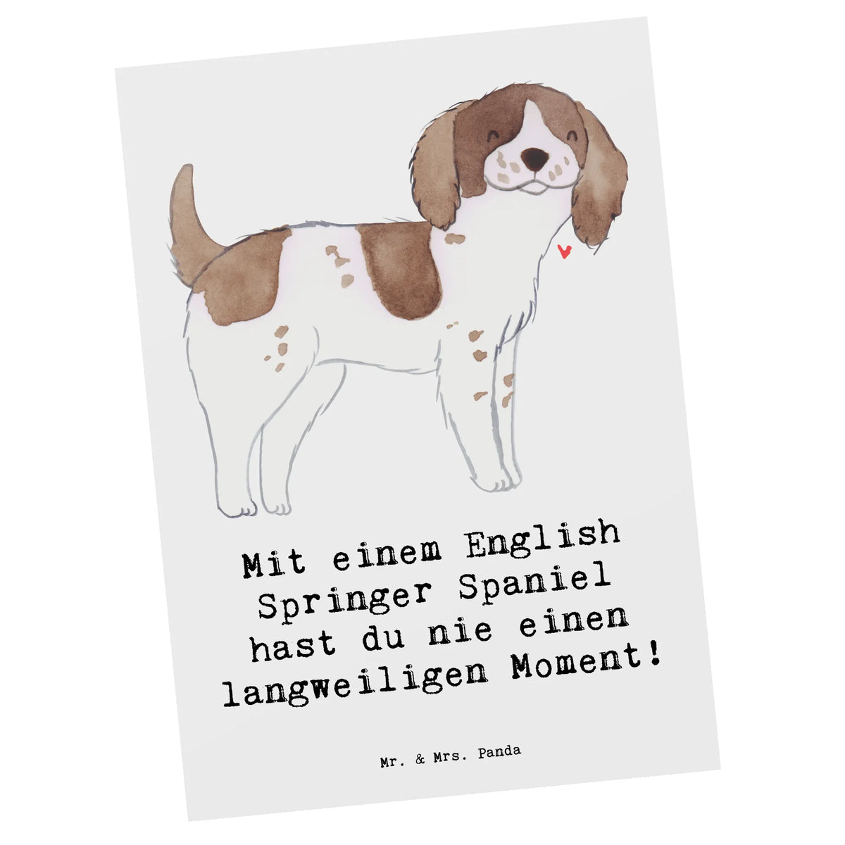 Postkarte English Springer Spaniel Spaß Postkarten, Fotokarte, spruchkarte, Motivkarte, einzelkarte, Kunstkarten, Postkarte, kunstkarte, bildkarte, Ansichtskarten, Grußkarte, Designkarte, Ansichtskarte, Geschenk, Schenken, Hund, Hunderasse, Rassehund, Hundebesitzer, Tierfreund, Welpe
