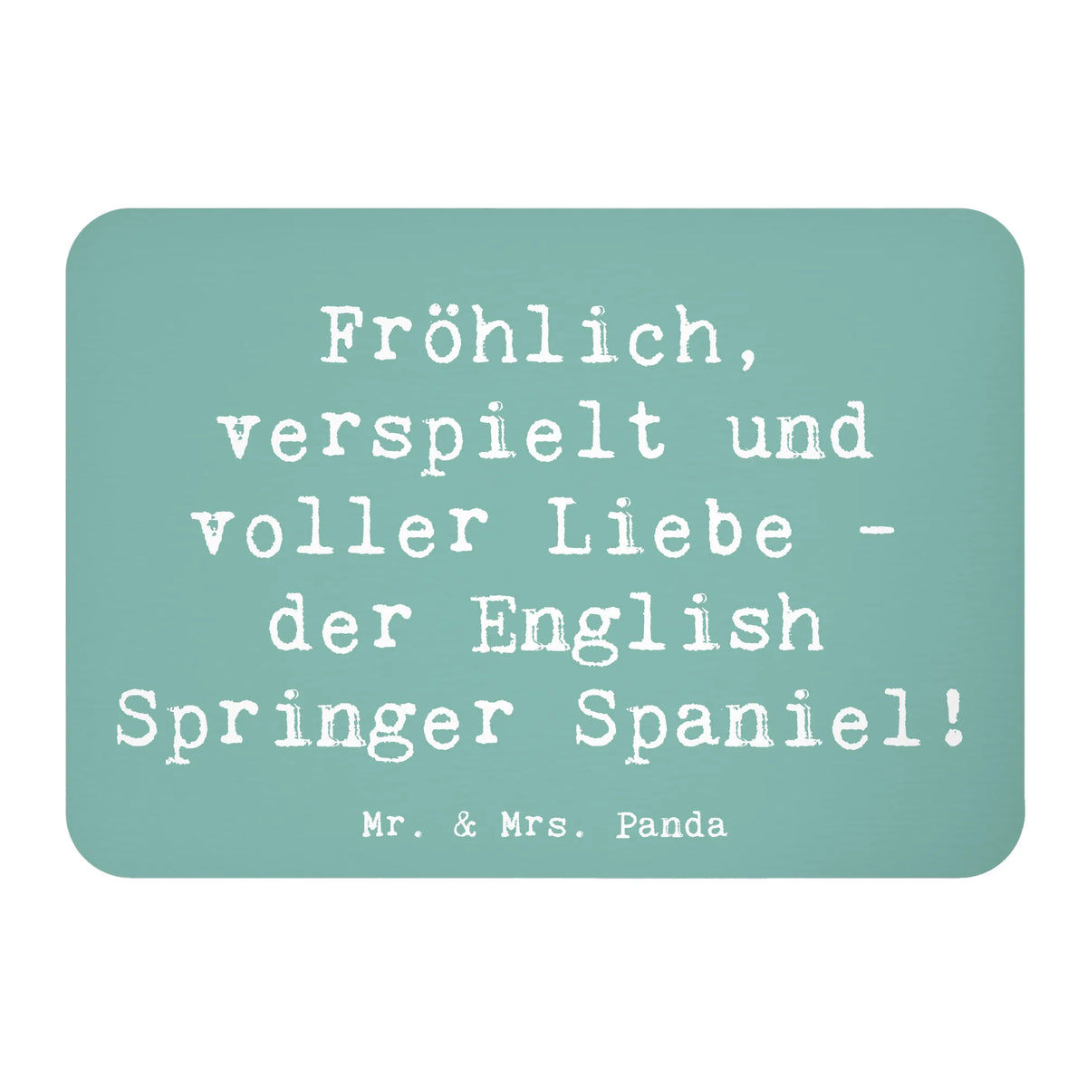Magnet Spruch English Springer Spaniel Freude