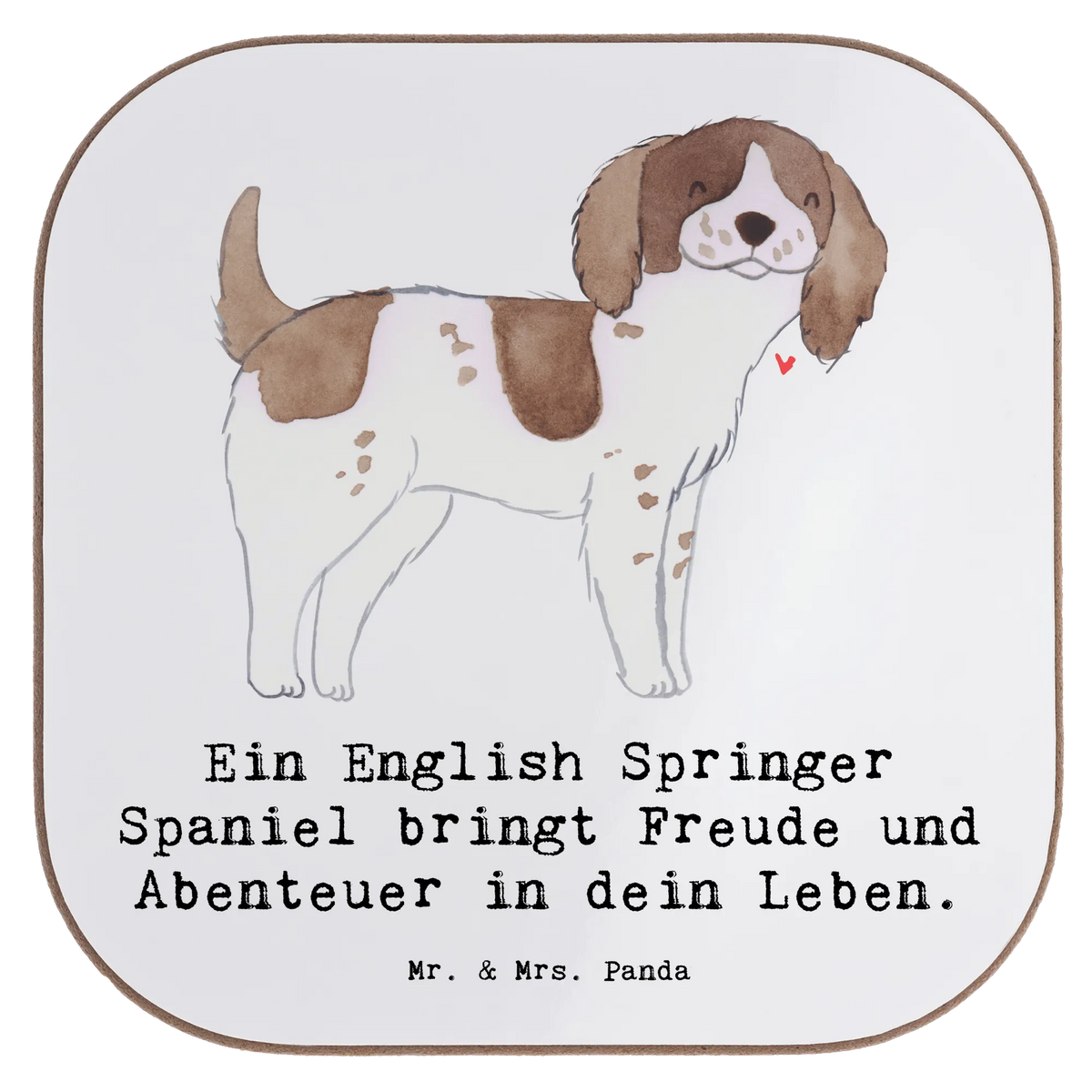 Untersetzer English Springer Spaniel Freude