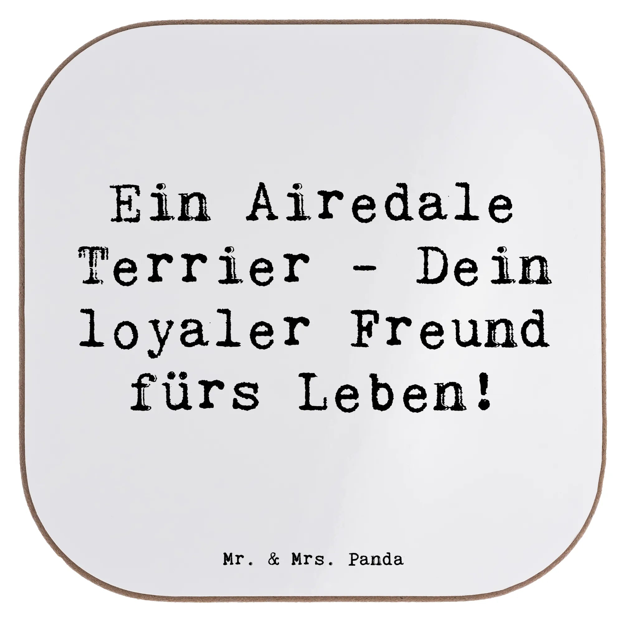 Untersetzer Spruch Airedale Terrier