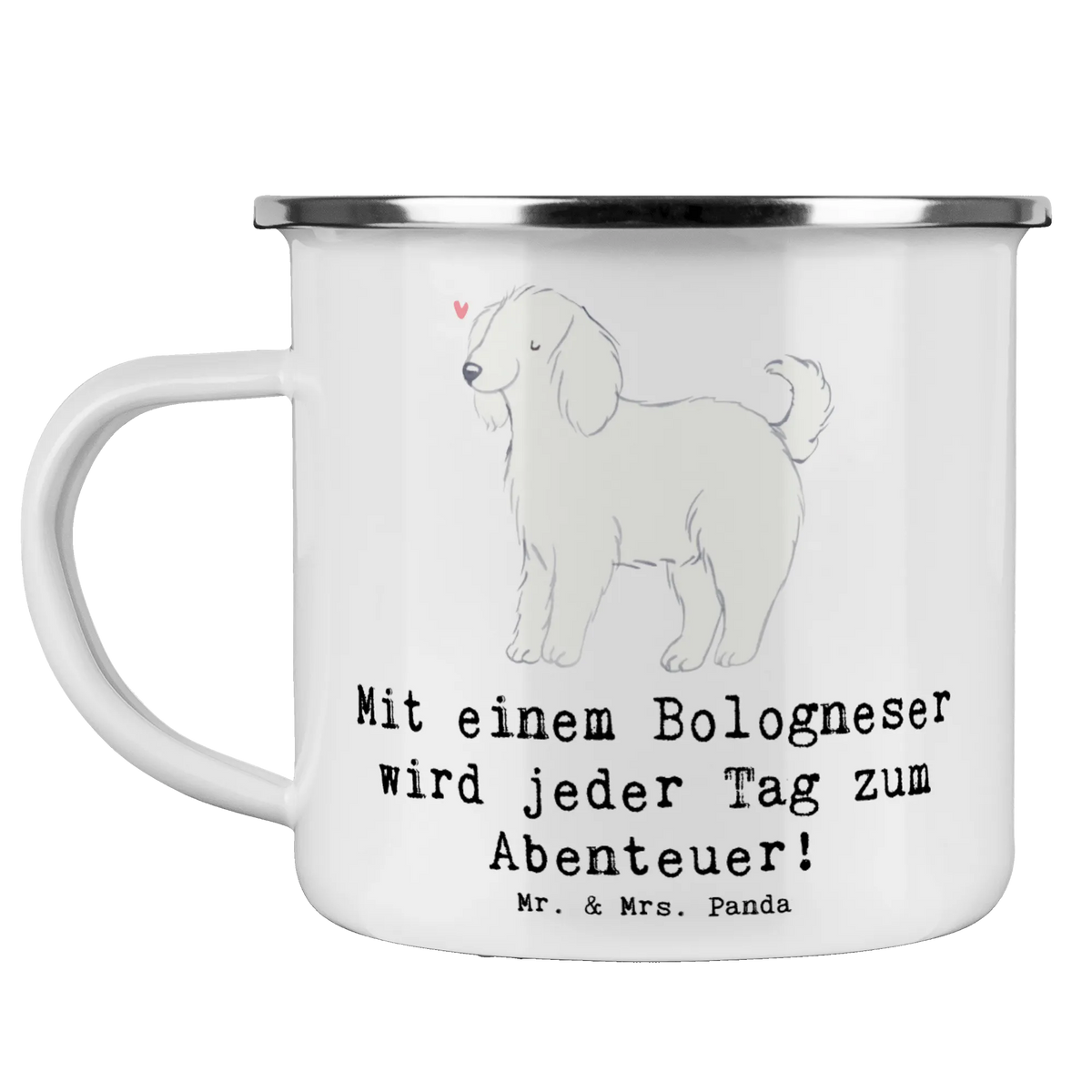Camping Emaille Tasse Bologneser Abenteuer blechbecher, wandertasse, Outdoor Becher, Tasse Emaille, Motivtasse, wanderbecher, Campingbecher, emaillebecher, Kaffeepott, metallbecher, Emaille Becher, Teebecher, Pott, Haferl, Outdoor Tasse, Emailletasse, Teetasse, Blechtasse, Emaille Tasse, becher emaille, Campingtasse, outdoortasse, reisetasse, Reisebecher, Geschenk, Schenken, Hund, Hunderasse, Rassehund, Hundebesitzer, Tierfreund, Welpe
