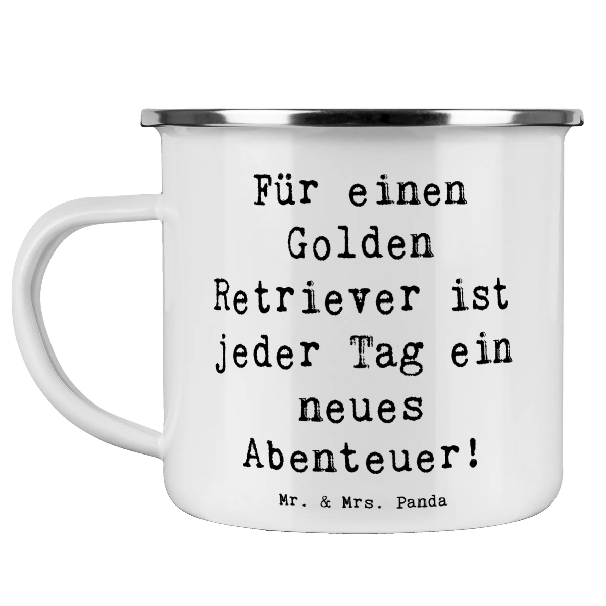 Camping Emaille Tasse Spruch Golden Retriever Abenteuer Emailletasse, reisetasse, Emaille Becher, outdoortasse, Motivtasse, Campingtasse, Reisebecher, emaillebecher, becher emaille, wandertasse, Kaffeepott, Pott, Haferl, blechbecher, Tasse Emaille, metallbecher, Teetasse, Emaille Tasse, Blechtasse, Outdoor Becher, Campingbecher, Outdoor Tasse, Teebecher, wanderbecher, Geschenk, Schenken, Hund, Hunderasse, Rassehund, Hundebesitzer, Tierfreund, Welpe