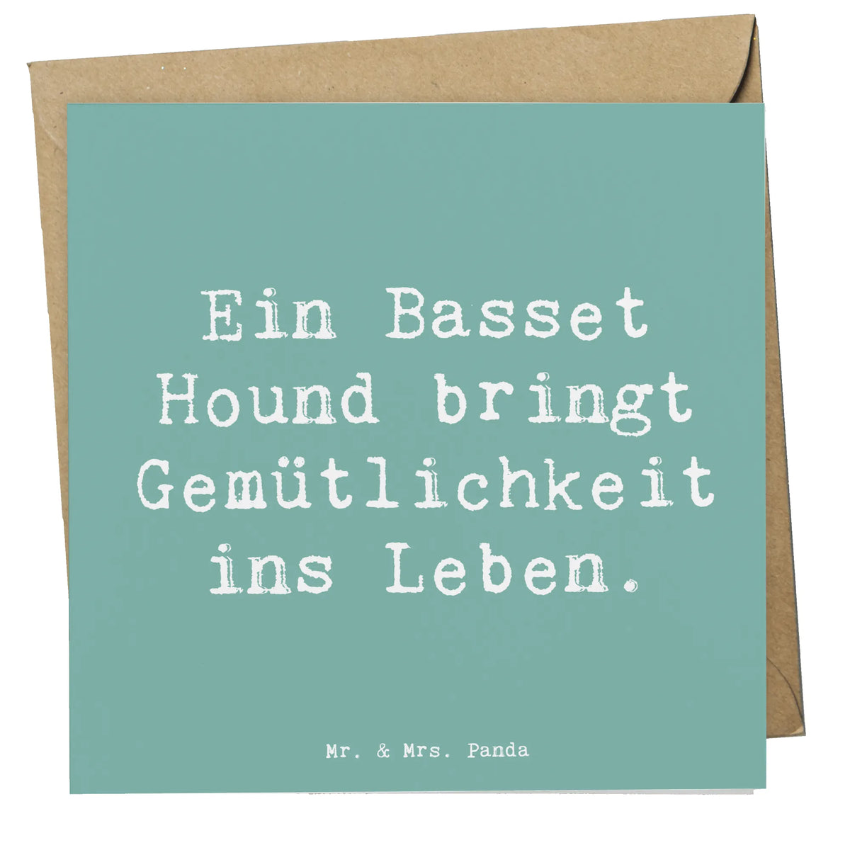 Deluxe Karte Spruch Basset Hound Gemütlichkeit Grußkarte, faltkarte, doppelkarte, Glückwunschkarte, anlasskarte, Klappkarte, Schenken, Welpe, Tierfreund, Hund, Hundebesitzer, Rassehund, Hunderasse, Geschenk