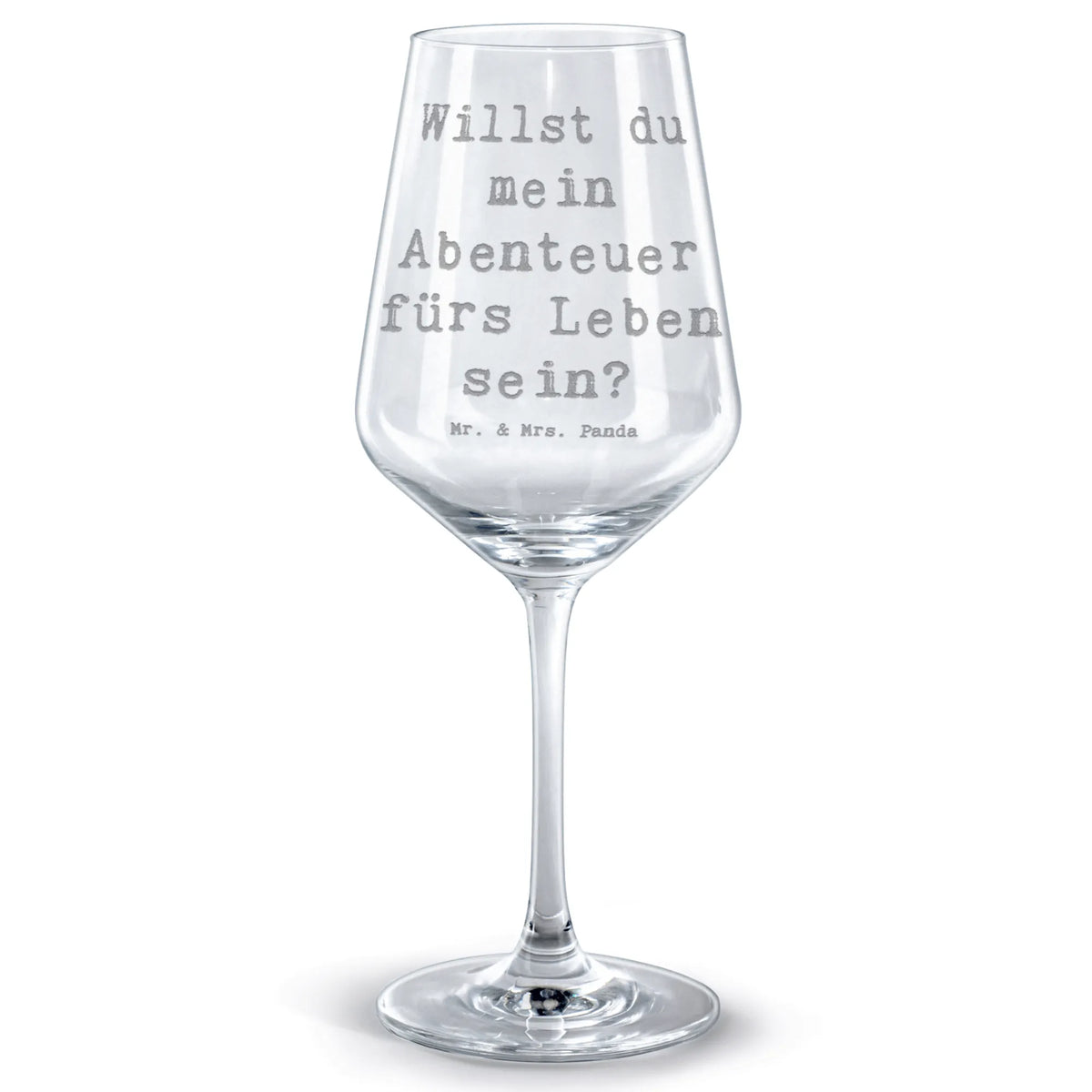Rotwein Glas Spruch Heiratsantrag Abenteuer