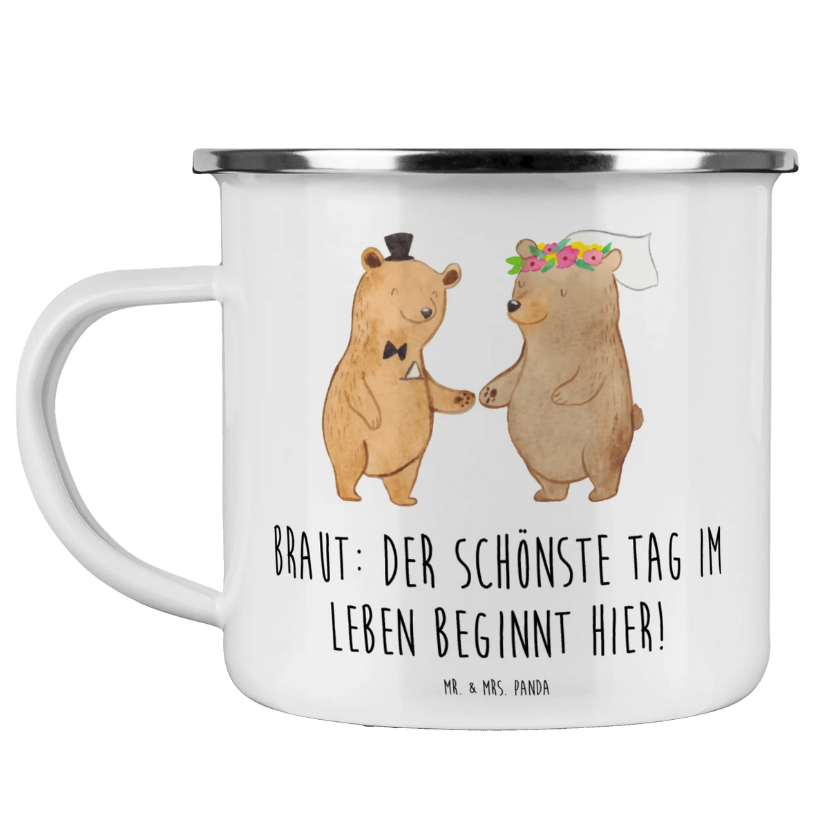 Camping Emaille Tasse Braut Tag Haferl, reisetasse, Outdoor Becher, wanderbecher, blechbecher, outdoortasse, Emailletasse, Reisebecher, Blechtasse, Emaille Becher, wandertasse, metallbecher, Pott, Teebecher, Outdoor Tasse, emaillebecher, becher emaille, Motivtasse, Tasse Emaille, Campingbecher, Emaille Tasse, Campingtasse, Teetasse, Kaffeepott, Verlobungsfeier, Hochzeit, Hochzeitskarte, Trauung, Hochzeitsgeschenke für Brautpaar, Hochzeitsfeier, Hochzeitsgeschenk, Hochzeitsgeschenkideen, Ehe, Trauungsgeschenk, Verlobungsgeschenk