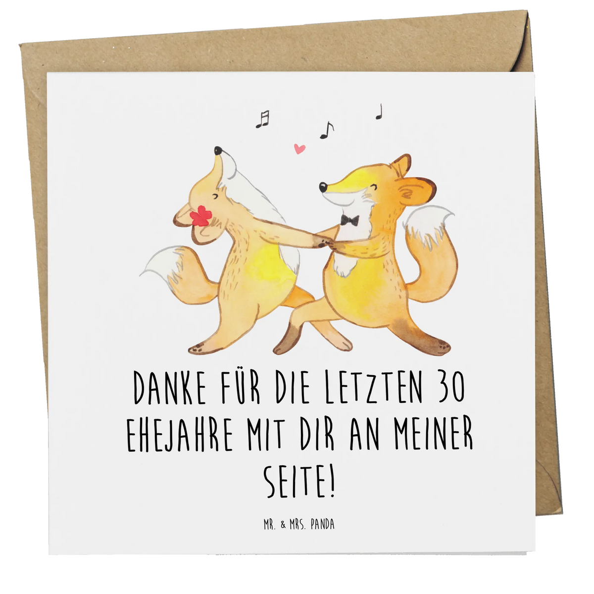 Deluxe Card Danke für die letzten 30 Ehejahre mit dir an meiner Seite!