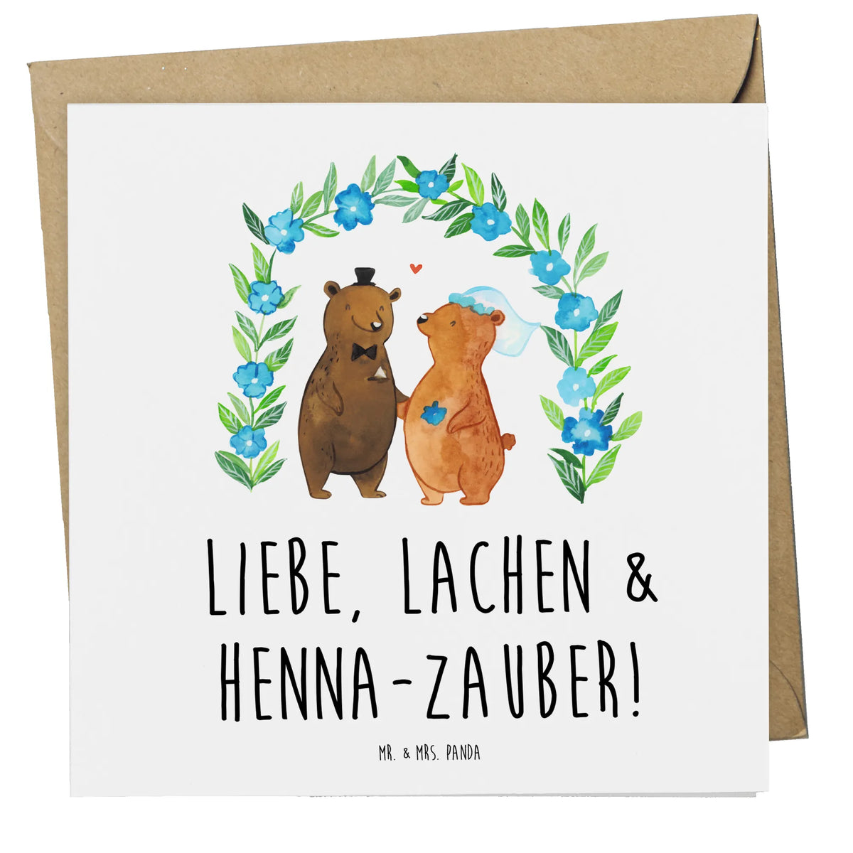 Deluxe Card Liebe, Lachen & Henna-Zauber!