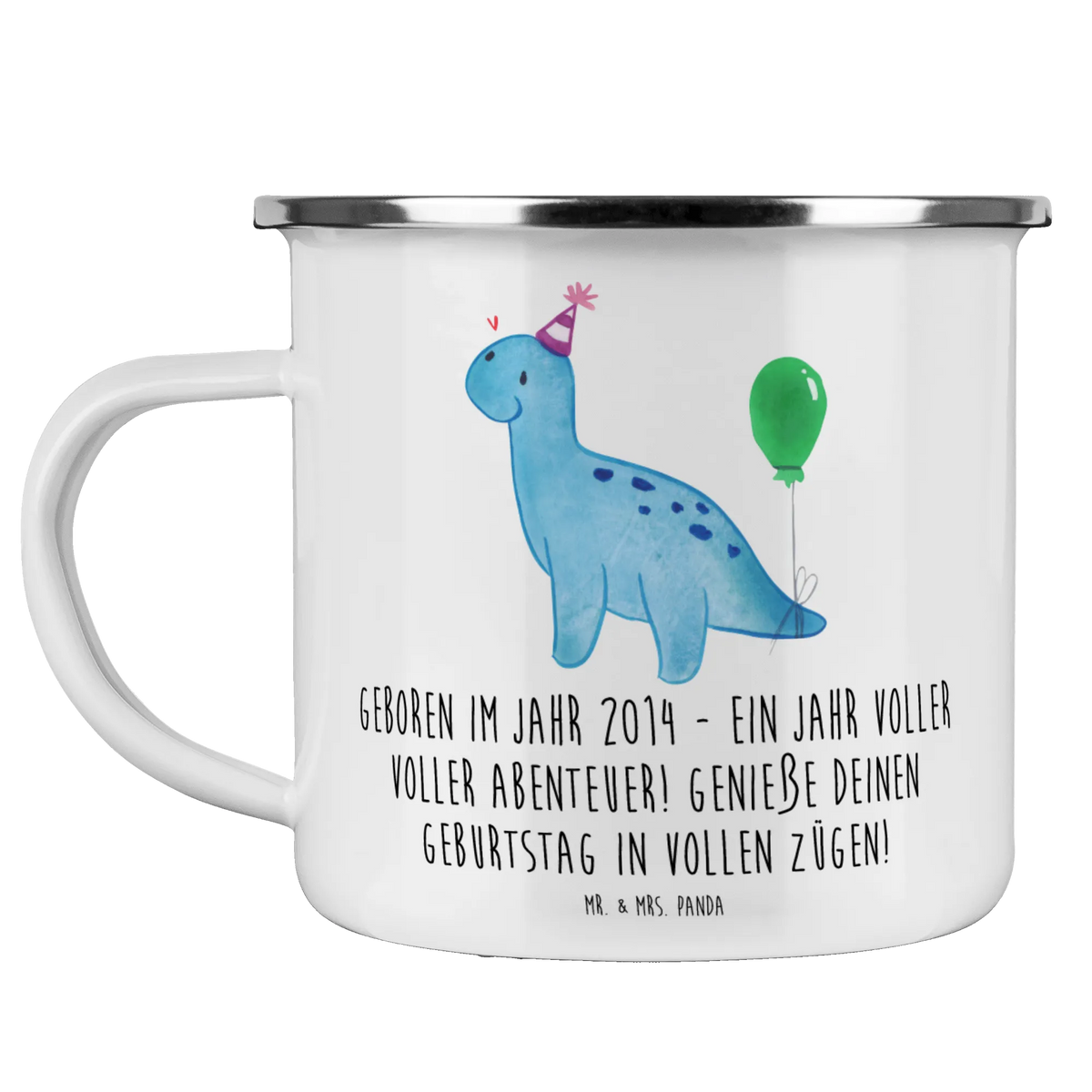 Camping Emaille Tasse 2014 Geburtstag Abenteuer Reisebecher, becher emaille, Pott, Haferl, wandertasse, Campingbecher, Kaffeepott, emaillebecher, outdoortasse, Teebecher, blechbecher, Teetasse, Emailletasse, Emaille Tasse, Outdoor Tasse, Tasse Emaille, reisetasse, wanderbecher, Motivtasse, Outdoor Becher, Campingtasse, Emaille Becher, metallbecher, Blechtasse, Geschenk, Geburtstagsgeschenk, Geburtstag