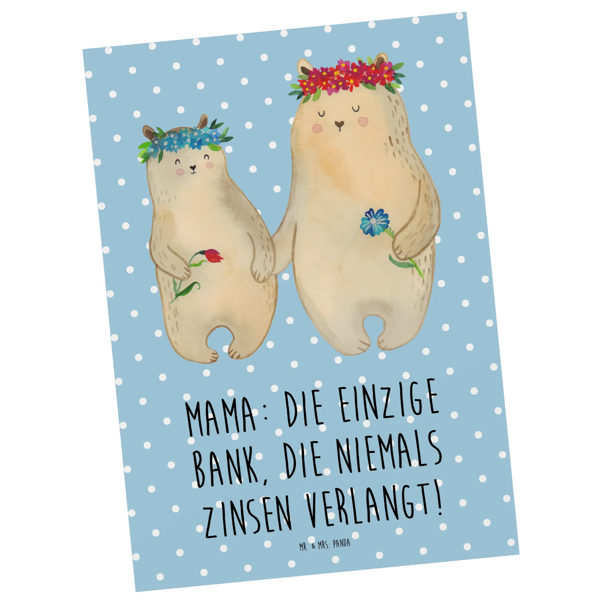 Postkarte Mutter Bank spruchkarte, einzelkarte, Kunstkarten, Designkarte, Postkarten, Ansichtskarte, Grußkarte, Fotokarte, kunstkarte, Motivkarte, Ansichtskarten, Postkarte, bildkarte, Papa, Oma, Opa, Familie, Vatertag, Schwester, Bruder, Muttertag, Mama