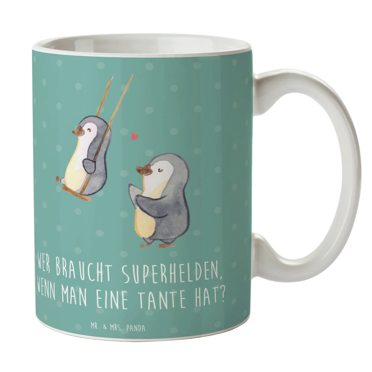 Mug Wer braucht Superhelden, wenn man eine Tante hat? Mother's Day, Father's Day