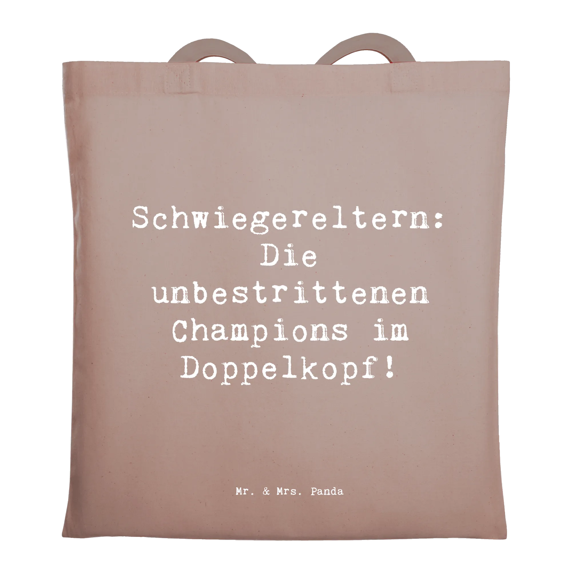 Tote bag Saying Schwiegereltern: Die unbestrittenen Champions im Doppelkopf! Father's Day, Mother's Day