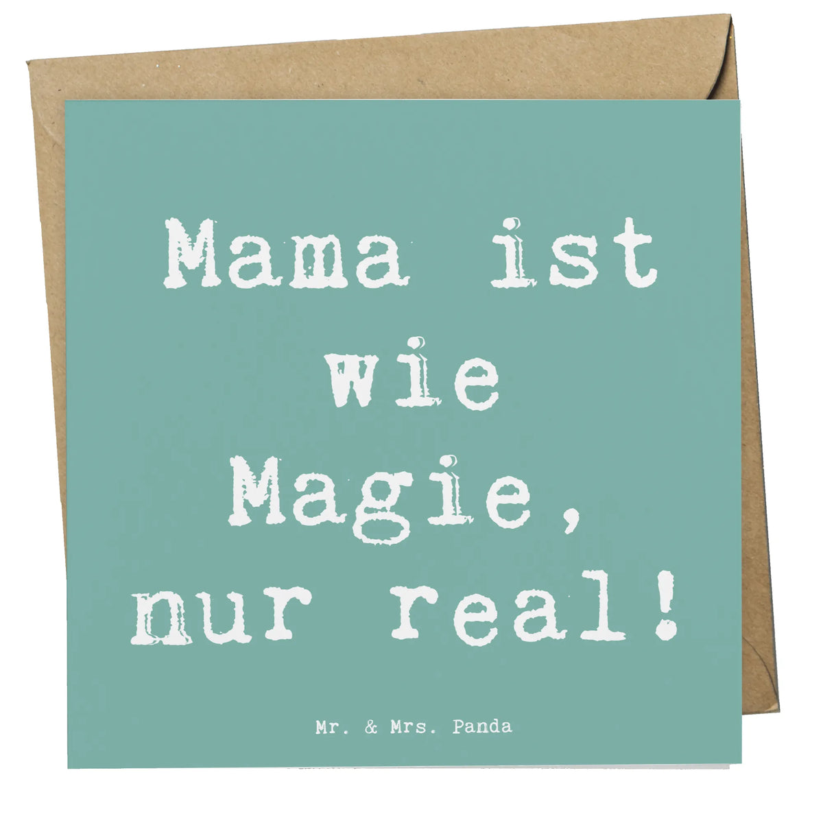 Deluxe Karte Spruch Magische Mama