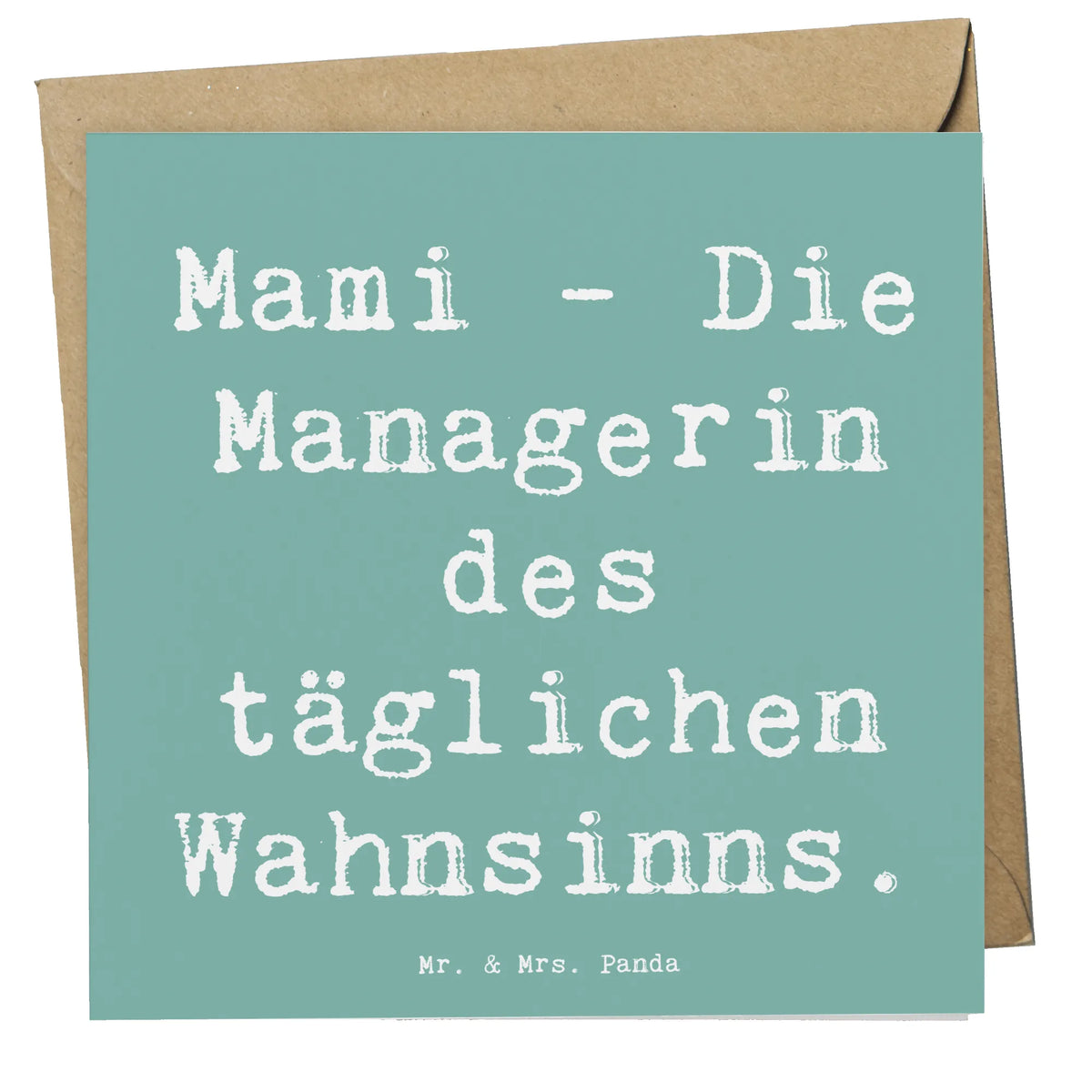 Deluxe Karte Spruch Mami Managerin Grußkarte, faltkarte, Glückwunschkarte, doppelkarte, anlasskarte, Klappkarte, Opa, Vatertag, Oma, Papa, Bruder, Mama, Schwester, Muttertag, Familie