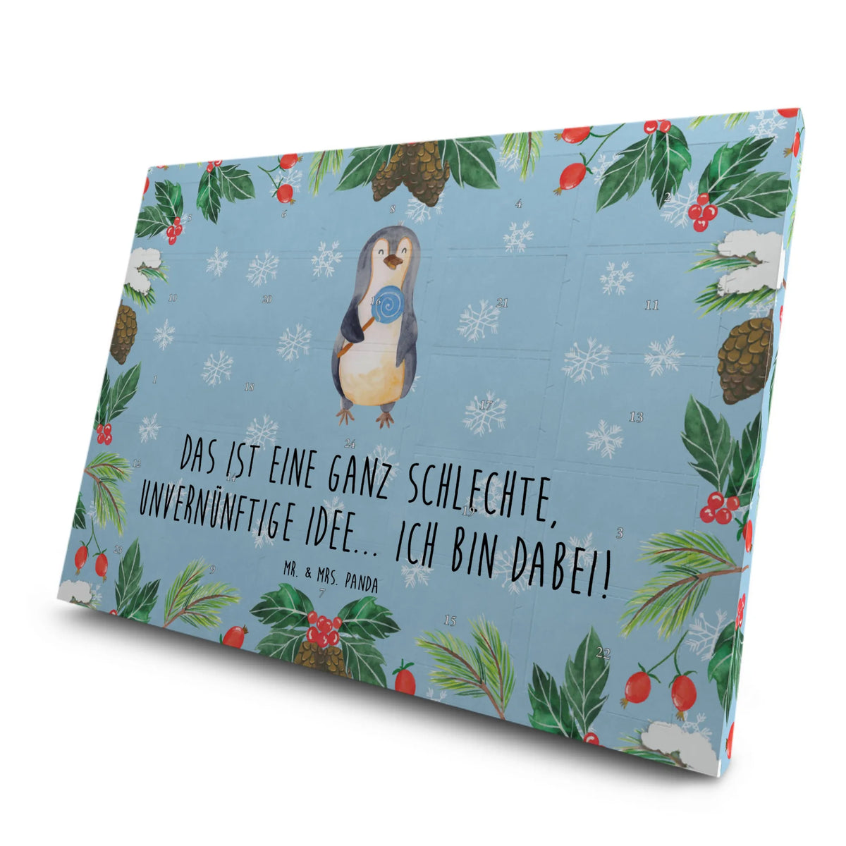 Tee Adventskalender Pinguin Lolli