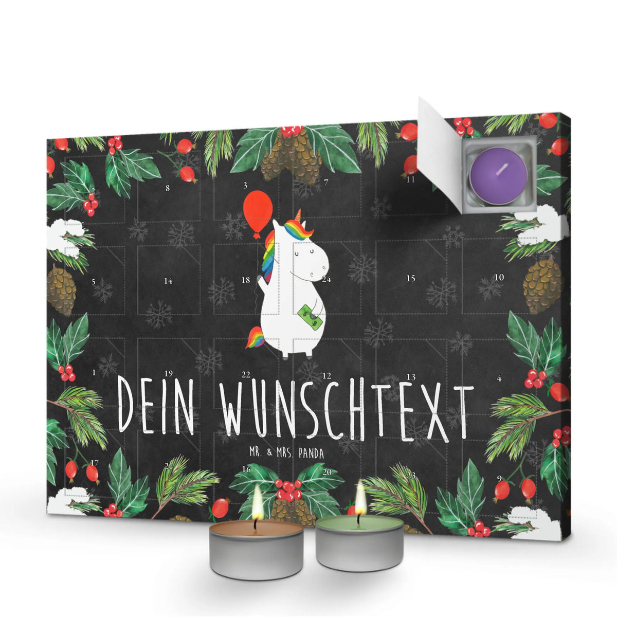 Personalisierter Duftkerzen Adventskalender Einhorn Luftballon|p:1818689|h:727fccd108ea0c10457d99526328f96b