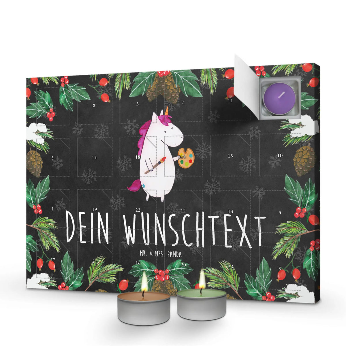 Personalisierter Duftkerzen Adventskalender Einhorn Künstler|p:1818726|h:a72b146925e3f16e2986a9a1ad1a92f6