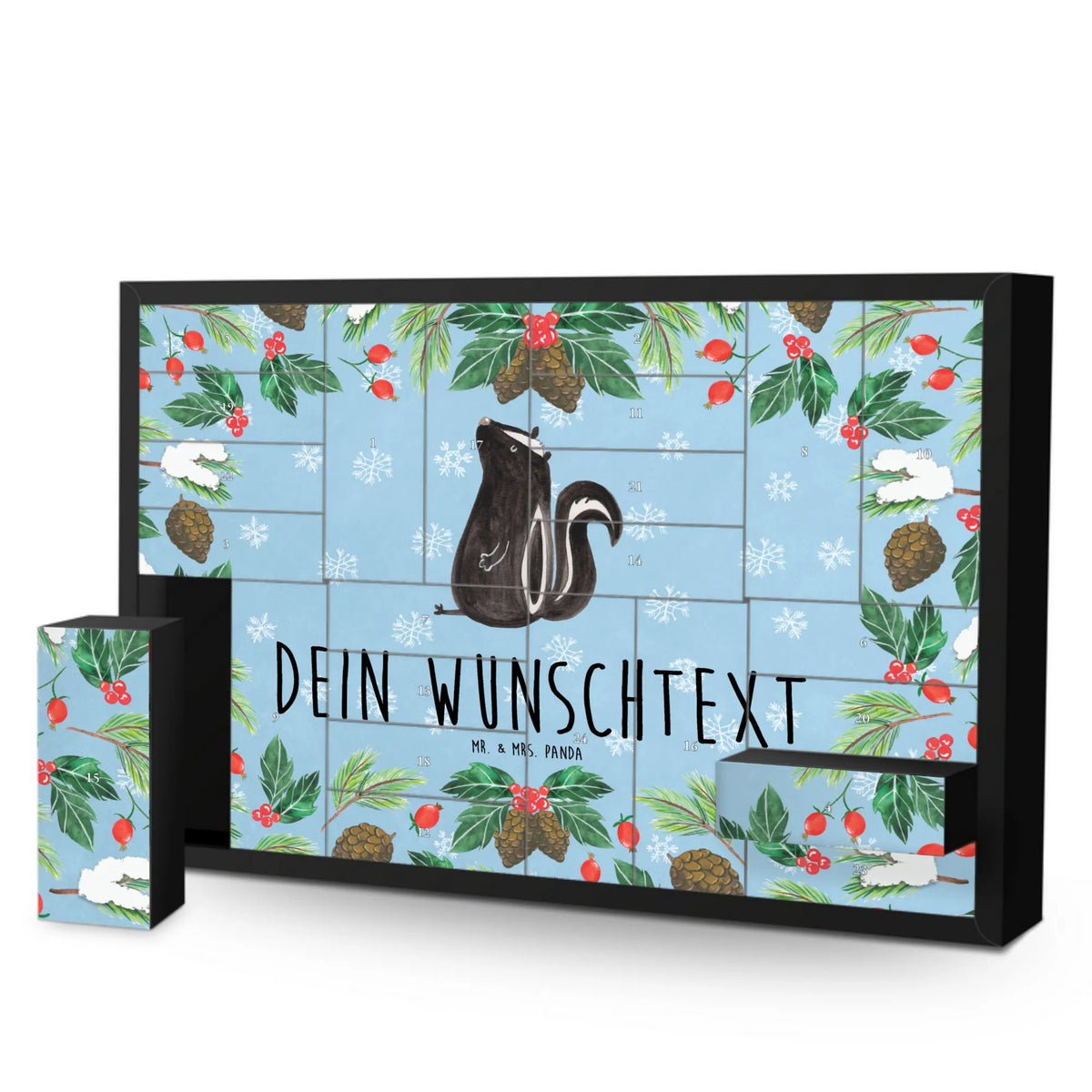 Personalisierter Befüllbarer Adventskalender Stinktier Sitzen weihnachtskalender personalisiert, Personalisierter Adventskalender, Individualisierter Adventskalender, individueller adventskalender, Adventskalender personalisiert 2024, adventskalender mit wunschname, adventskalender personalisiert, Adventskalender Name personalisiert, adventskalender mit text, Personalisierbarer Adventskalender, Personalisierter Adventskalender 2024, Adventskalender mit Namen, Persönlicher Adventskalender, Namens-Adventskalender, personalisierter weihnachtskalender, Skunk, Stinktier, Büro, Spruch, Besserwisser, Stinki, Raubtier, Stinker, Wildtier, Recht