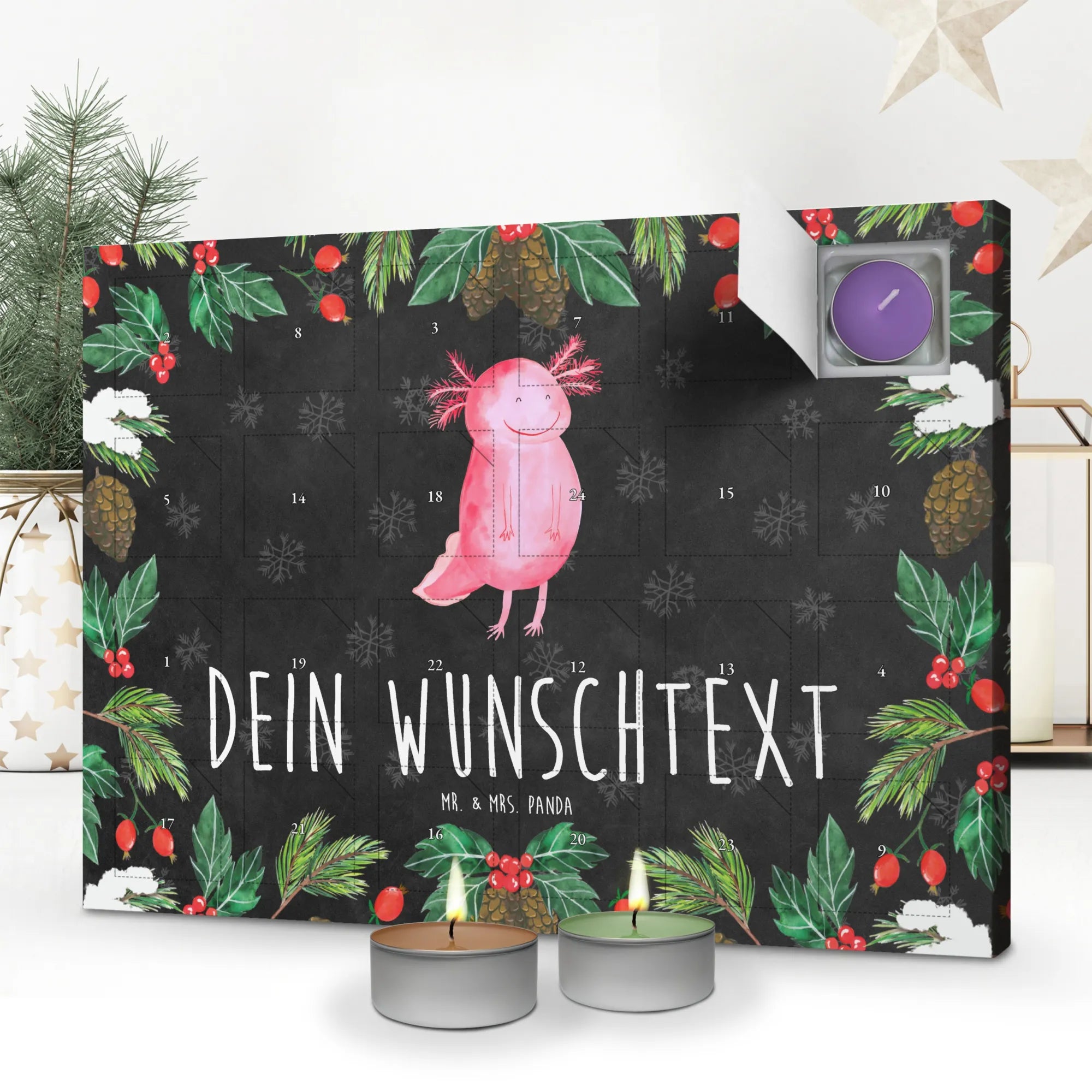 Personalisierter Duftkerzen Adventskalender Axolotl Glücklich Adventskalender Kerzen personalisiert, Duftkerzen Adventskalender mit Namen, Adventskalender Duftkerzen personalisiert, Duftkalender personalisiert, Personalisierter Duftkerzen Adventskalender, Personalisierter Adventskalender Erwachsene, Duftkerzen Adventskalender personalisiert, Personalisierter Kerzen Adventskalender, Kerzen Adventskalender personalisiert, Kerzen Adventskalender mit Namen, Adventskalender personalisiert mit Namen, Kerzenkalender personalisiert, Axolotl, Molch, Lurch, Gute Laune, Axolot, Lurche, Motivation, Schwanzlurch