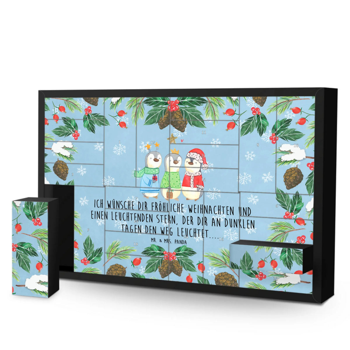 Fillable advent calendar wintertime Holy Three Kings