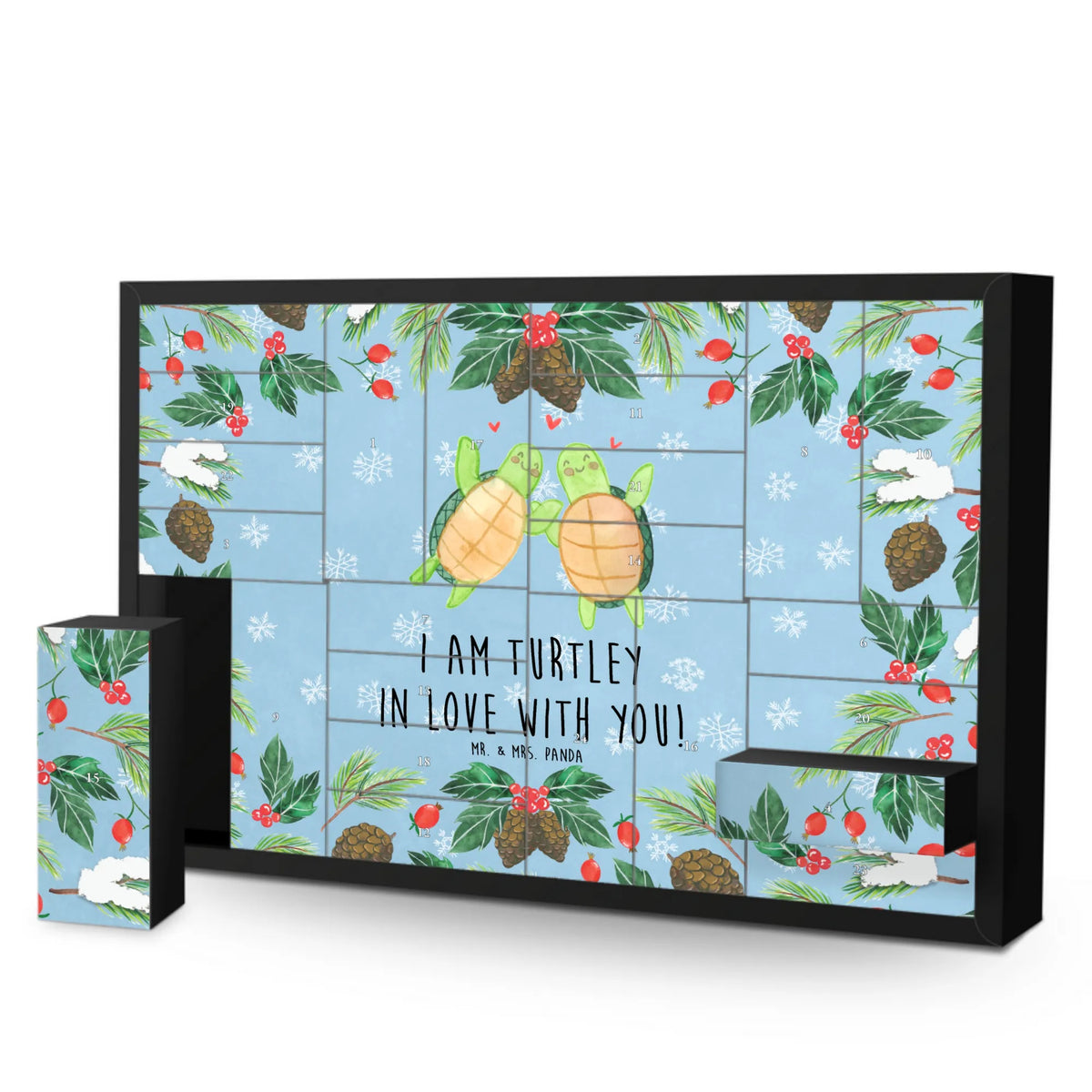Befüllbarer Adventskalender Schildkröten Paar