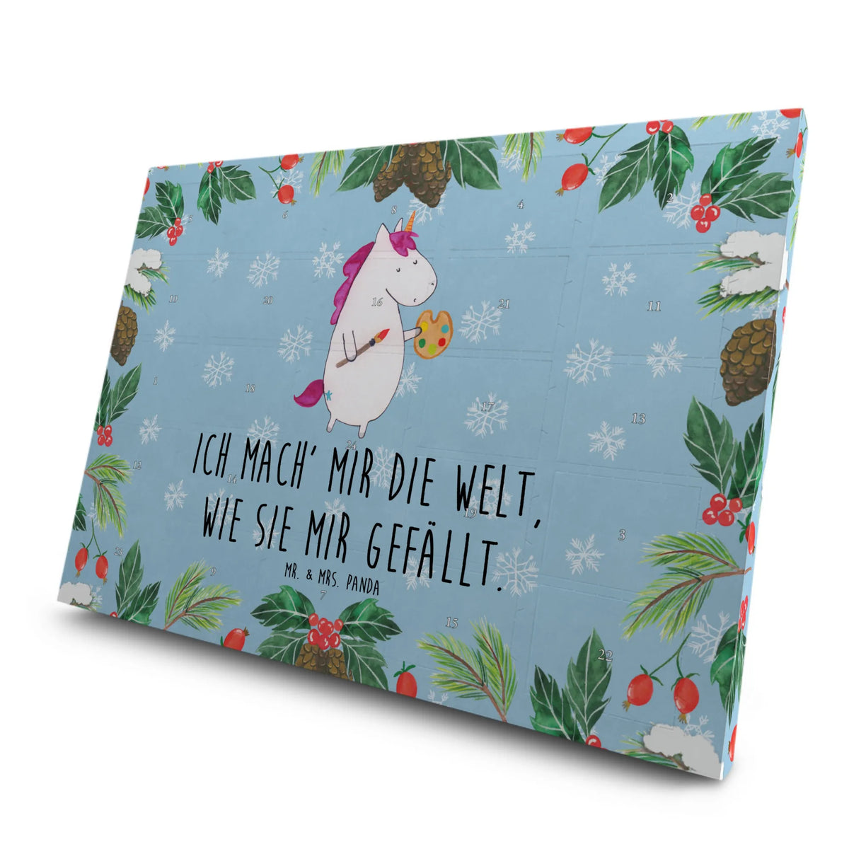 Tee Adventskalender Einhorn Künstler