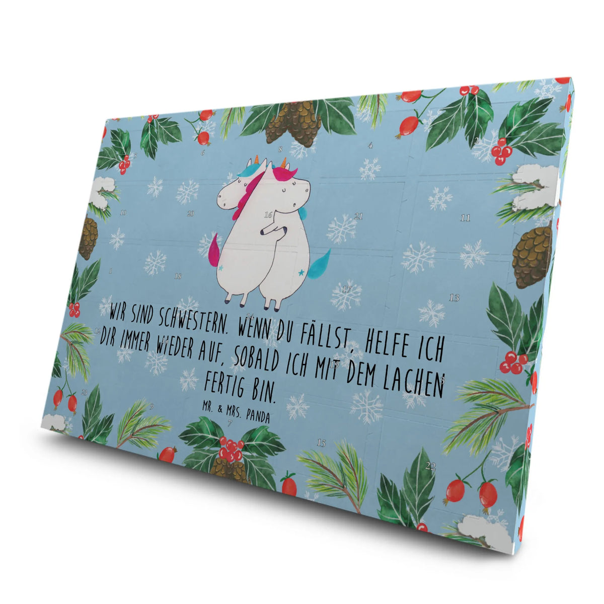 Tee Adventskalender Einhörner Umarmen