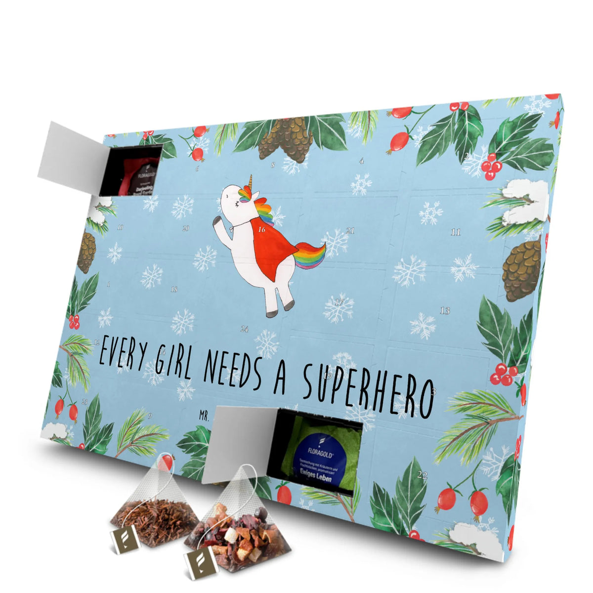Tee Adventskalender Einhorn Super