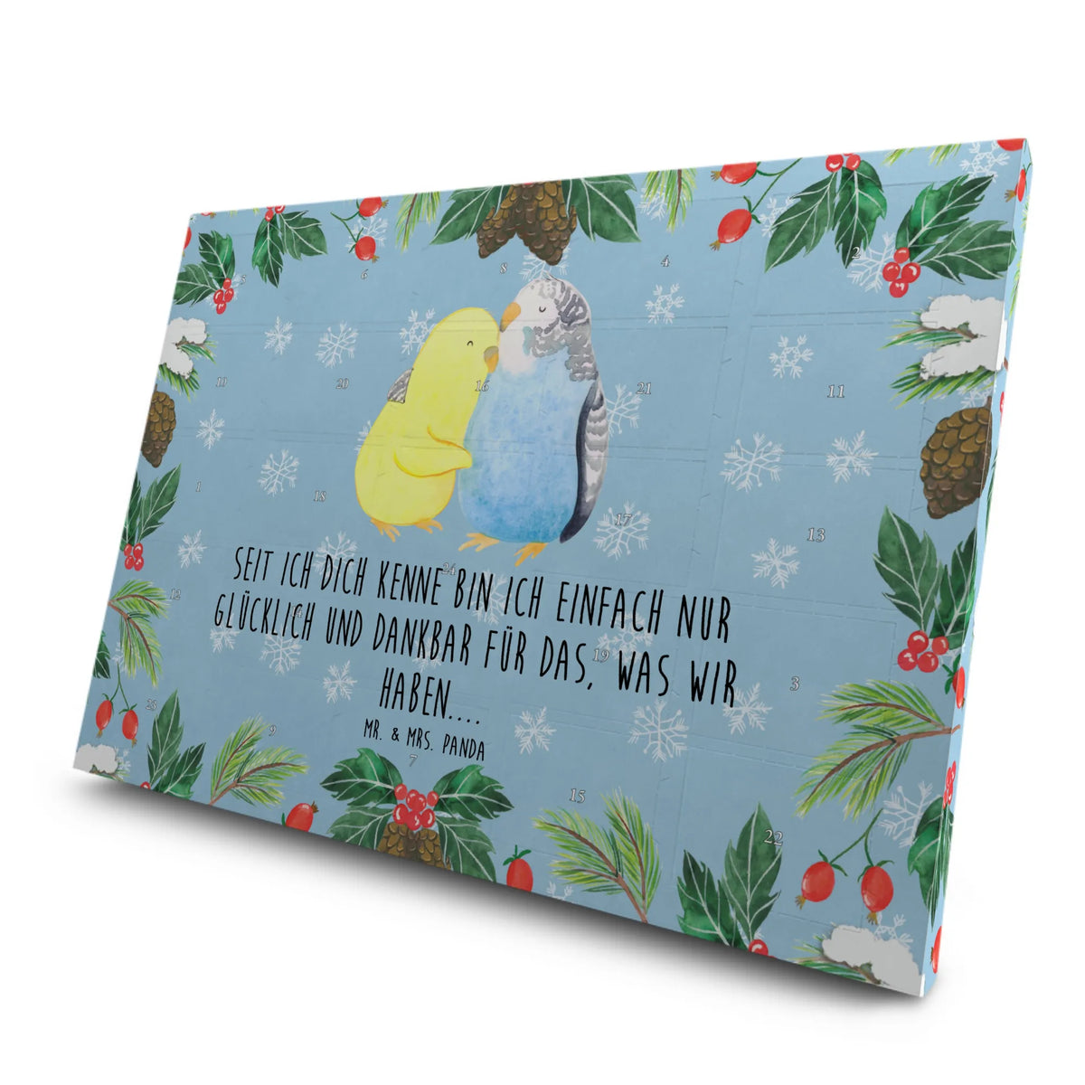 Tee Adventskalender Wellensittich Liebe