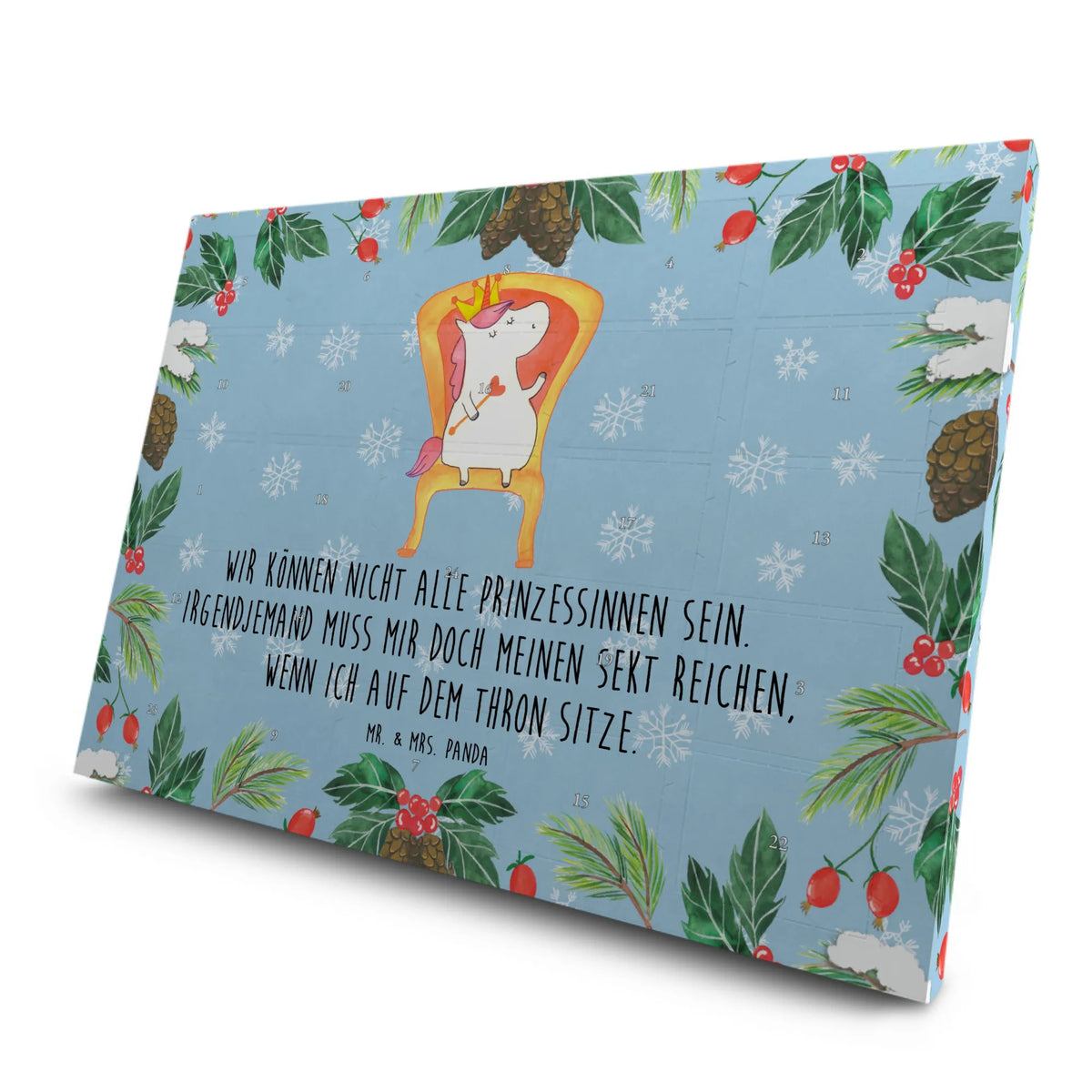 Tee Adventskalender Einhorn Prinzessin