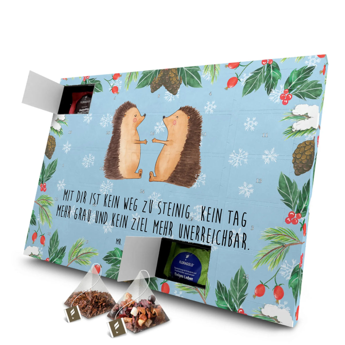 Tee Adventskalender Igel Liebe