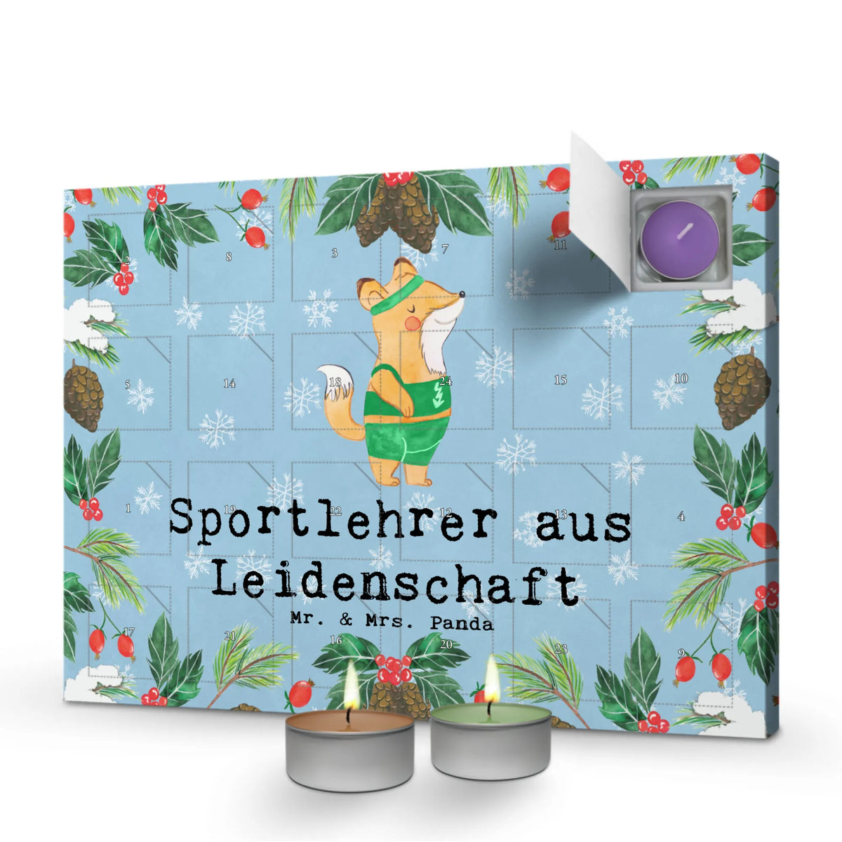 Scented candle advent calendar physical education teacher Passion gift, sayings, gift idea, best, farewell gift, passing exam, anniversary, retirement, promotion, job start, profession