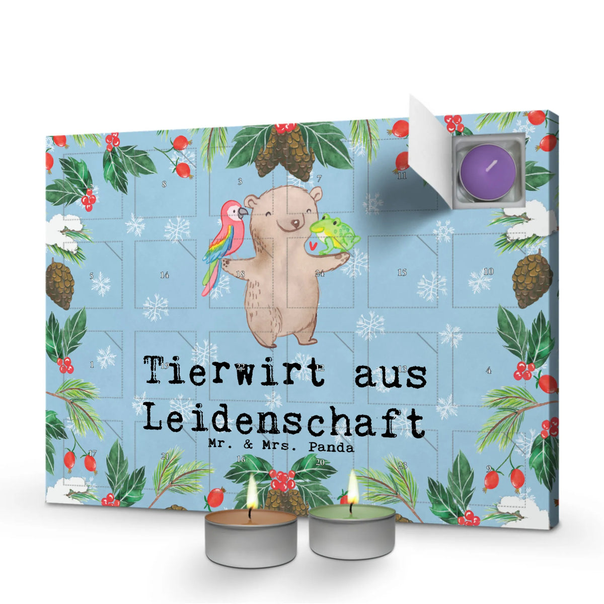 Scented candle advent calendar Animal keeper Passion gift, gift idea, best, farewell gift, passing exam, anniversary, retirement, promotion, job start, sayings, funny, profession