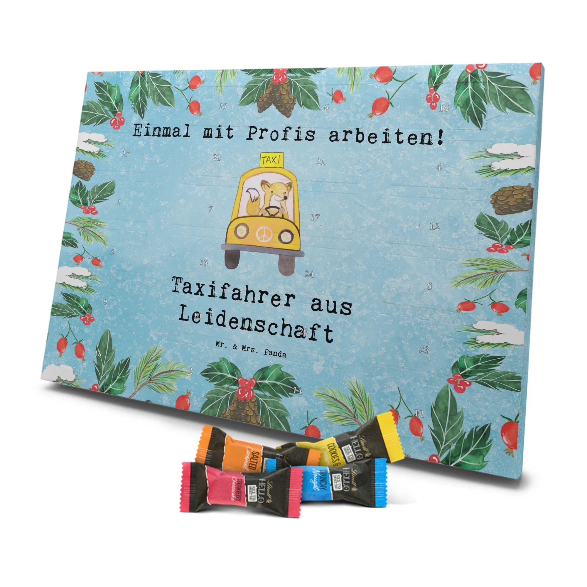 Chocolate advent calendar Taxi driver Passion gift, sayings, gift idea, best, farewell gift, passing exam, anniversary, retirement, promotion, job start, profession