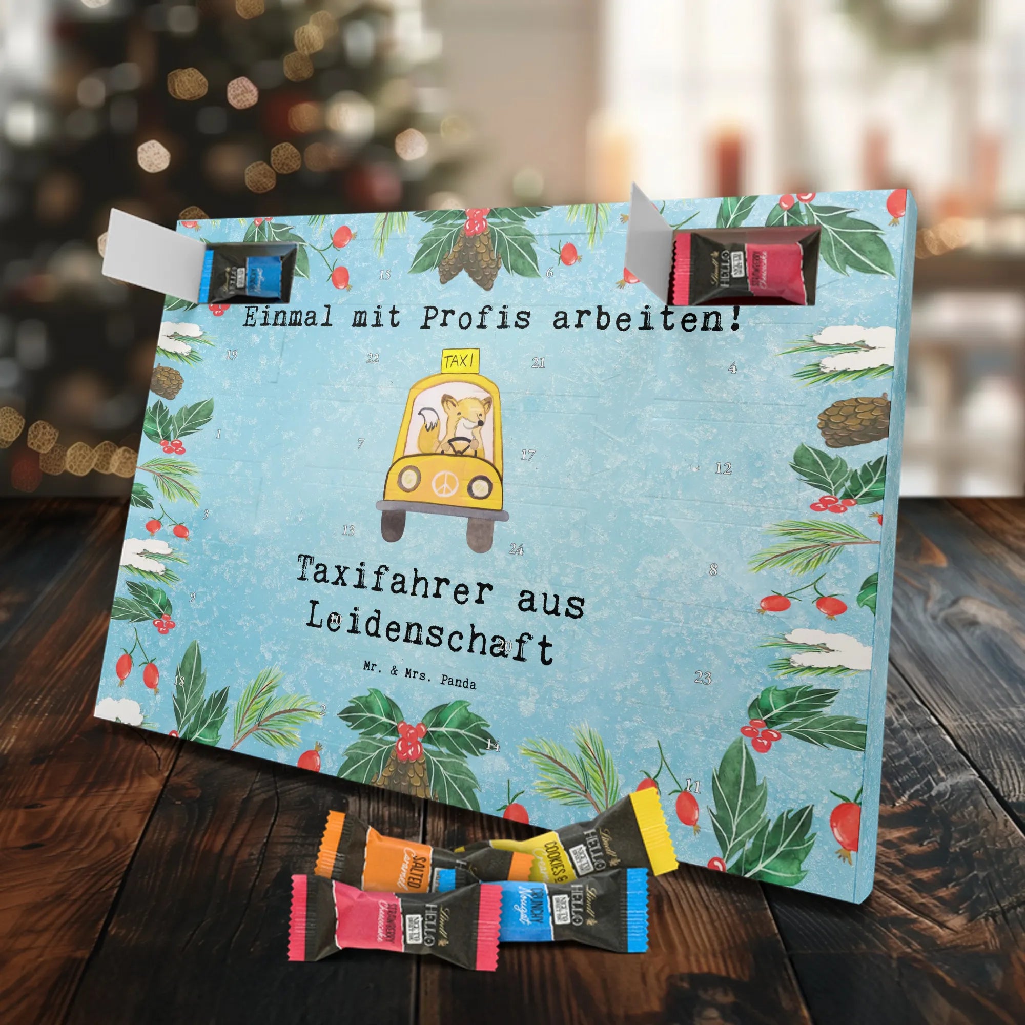 Chocolate advent calendar Taxi driver Passion gift, sayings, gift idea, best, farewell gift, passing exam, anniversary, retirement, promotion, job start, profession