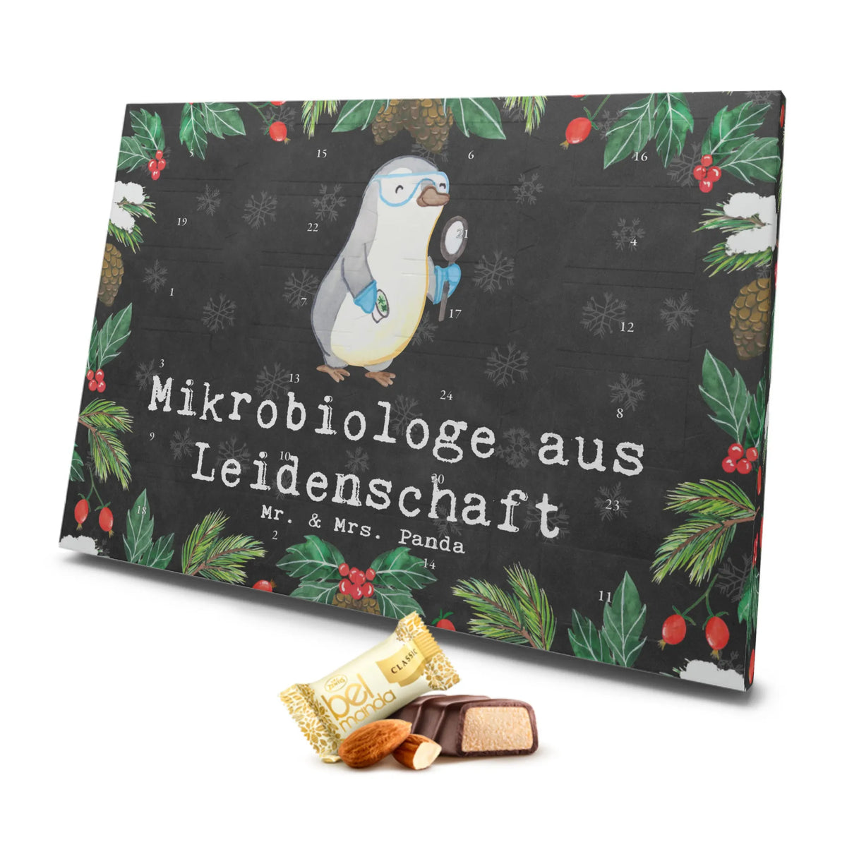 Marzipan Adventskalender Mikrobiologe Leidenschaft Marzipan Adventskalender, Beruf, Ausbildung, Jubiläum, Abschied, Rente, Kollege, Kollegin, Geschenk, Schenken, Arbeitskollege, Mitarbeiter, Firma, Danke, Dankeschön, Forschung, Labor, Naturwissenschaftler, Mikrobiologe