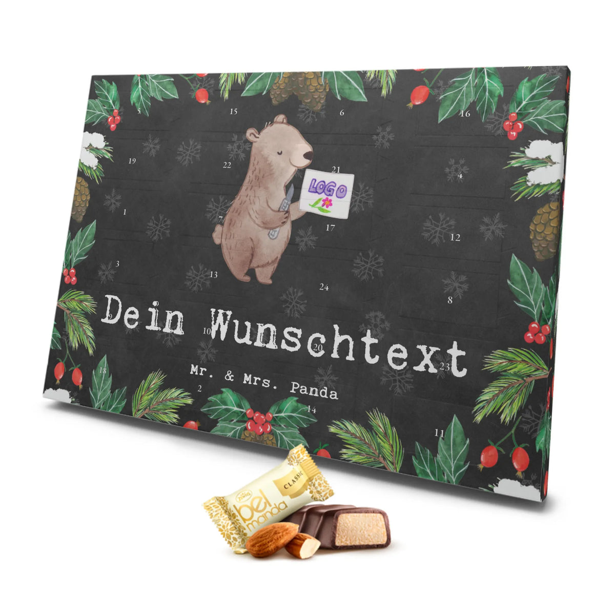 Personalisierter Marzipan Adventskalender Gestalter für visuelles Marketing Leidenschaft Personalisierter Marzipan Adventskalender, Beruf, Ausbildung, Jubiläum, Abschied, Rente, Kollege, Kollegin, Geschenk, Schenken, Arbeitskollege, Mitarbeiter, Firma, Danke, Dankeschön