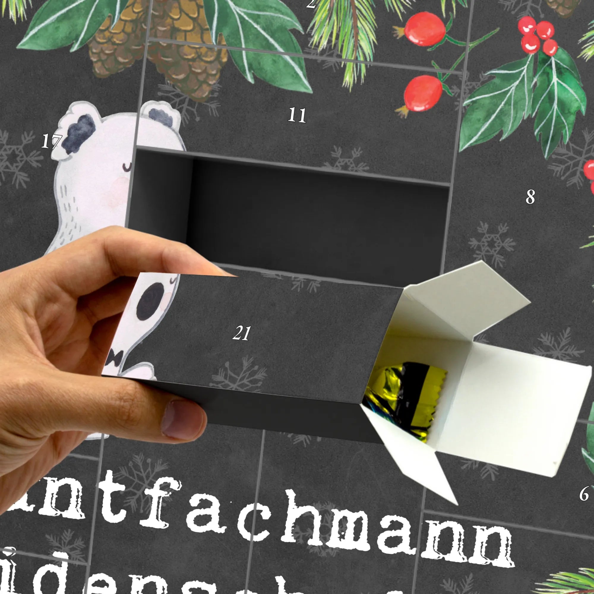 Fillable advent calendar Restaurant Specialist passion
