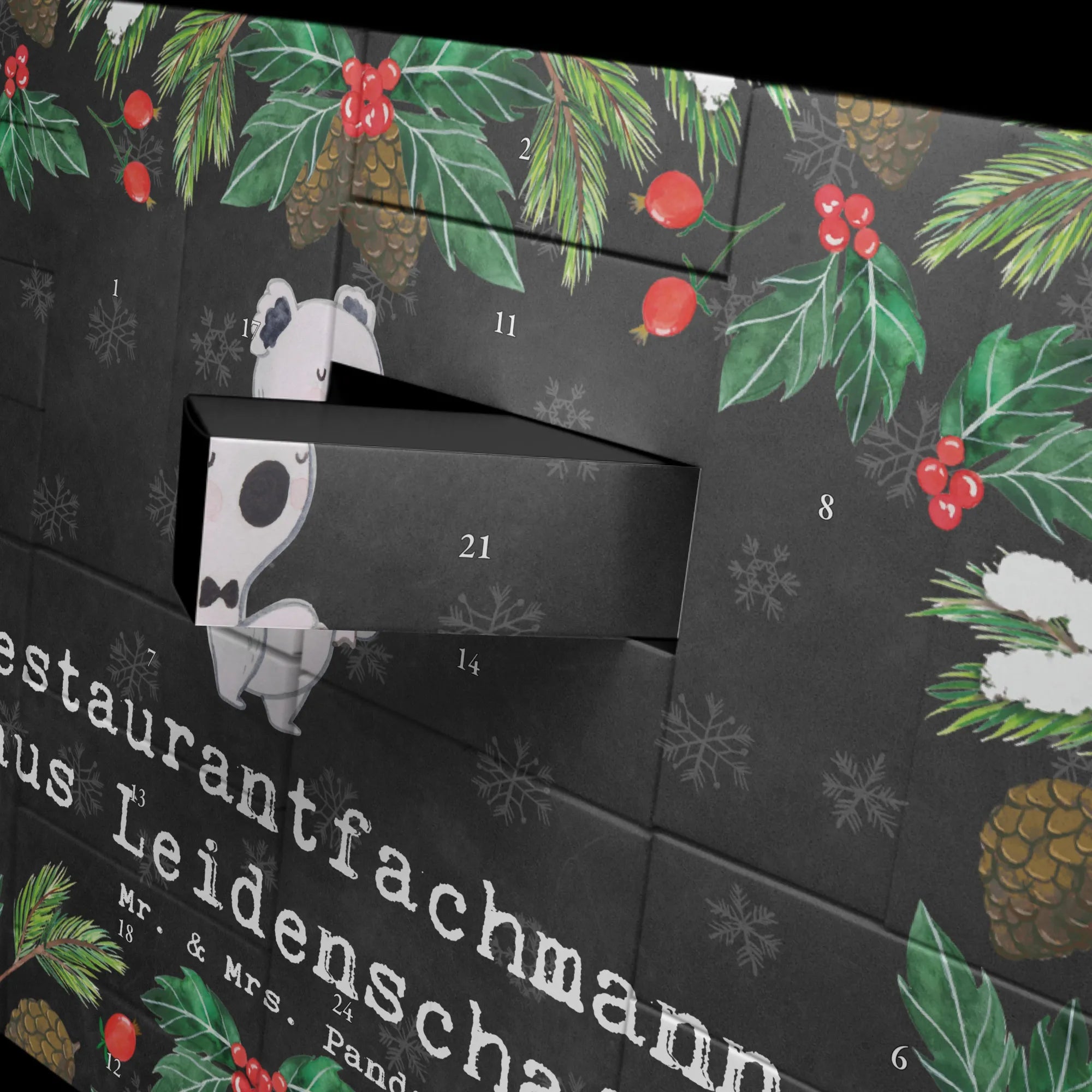 Fillable advent calendar Restaurant Specialist passion