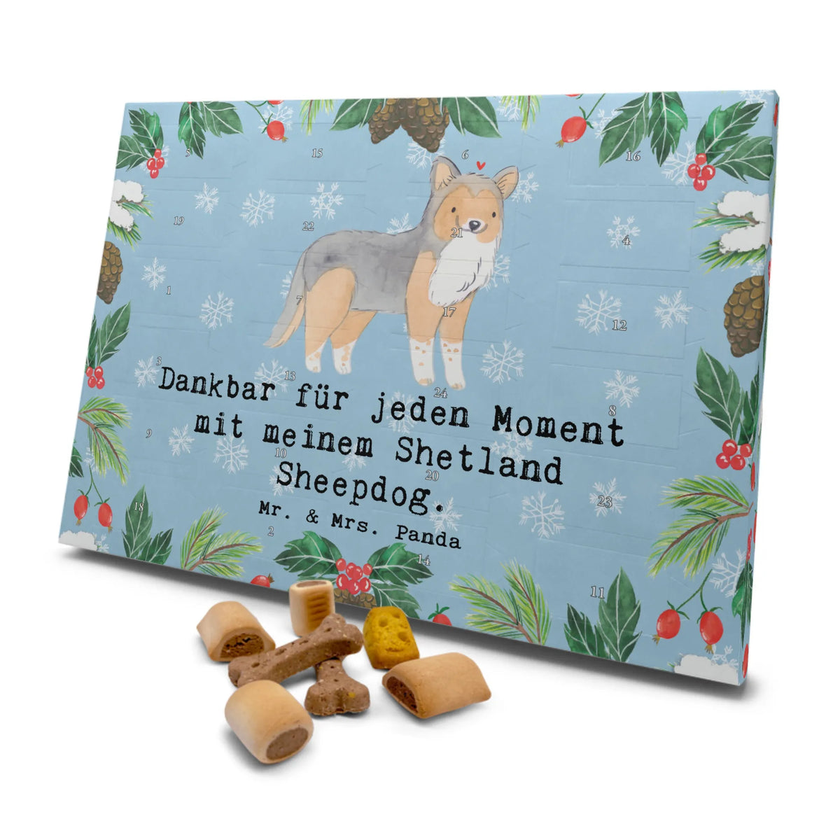 Dog advent calendar Shetland Sheepdog moment gift, animal lover, giving, dog breed, purebred dog, dog owner, puppy