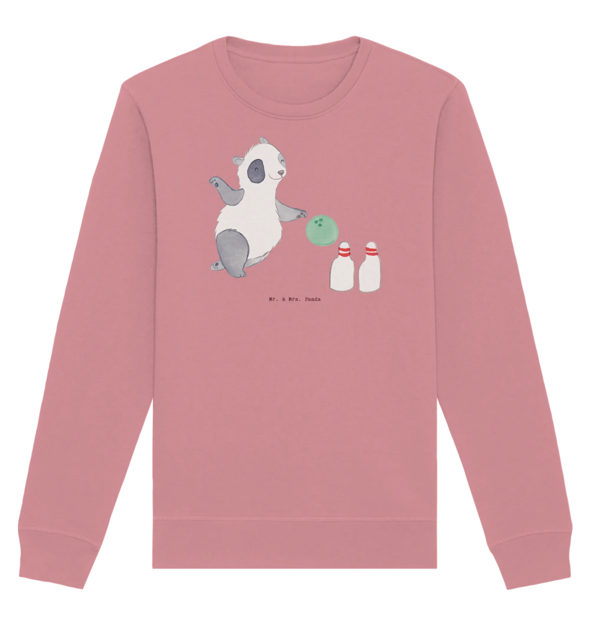 Organic Pullover Panda Bowling Fair Fashion Pullover, Sustainable Pullover, Bio Pullover, Pulli, Bio-Pulli, Organic Sweatshirt, Rundhals Sweatshirt, Organic Cotton Pullover, Baumwoll Sweatshirt, Sweatshirt, Baumwoll Pullover, Umweltbewusster Pullover, Sweater, Bio-Rundhalspullover, Umweltfreundlicher Pullover, Organic Pullover, Organic Sweater, Nachhaltiges Sweatshirt, Pullover Aus Bio-Materialien, Nachhaltiger Pullover, Pullover, Pullover Mit Öko-Label, Pullover Für Damen Aus Biobaumwolle, Bio-Pullover, Eco-Friendly Pullover, Rundhals Pullover, Ökologischer Pullover, Eco Pullover, Öko-Pulli, Bio Baumwoll Pullover, Pullover Aus Biobaumwolle, Öko-Pullover, Longsleeve Aus Biostoff, Bio Sweatshirt, Sport, Schenken, Gewinn, Auszeichnung, Geschenk, Dankeschön, Danke, Hobby, Sportart, Sportler, Bowlen gehen, Bowling, Bowling Center