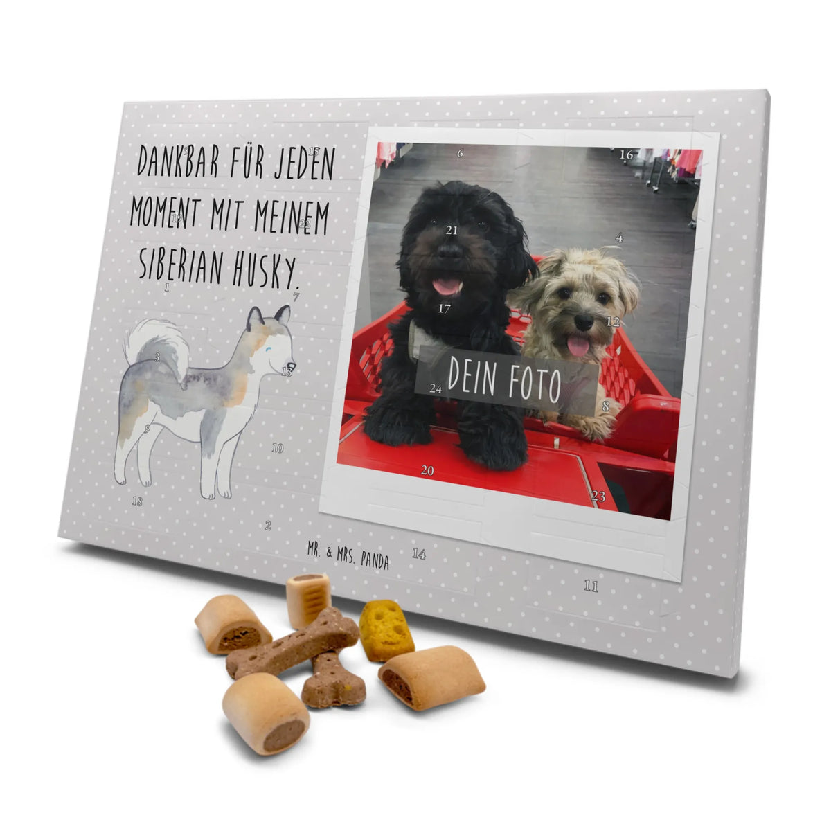 Personalisierter Hunde Foto Adventskalender Siberian Husky Moment Fotokalender Hund, Adventskalender mit Hundefoto, Hundeadventskalender mit Foto, Foto-Weihnachtskalender Hund, Adventskalender Hund mit Foto, Personalisierter Foto-Adventskalender, Hunderasse, Rassehund, Hundebesitzer, Tierfreund, Welpe, Hund, Schenken, Geschenk, Siberian Husky