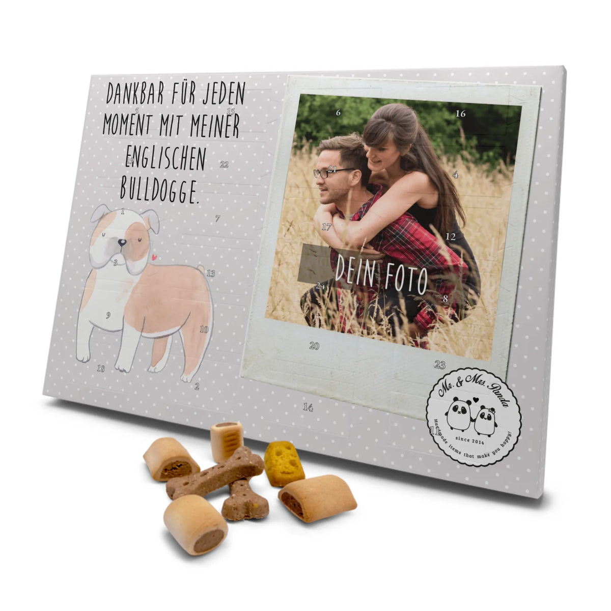 Personalisierter Hunde Foto Adventskalender Englische Bulldogge Moment|p:1851830|h:37fb3b0214b8f8fb179df721d3395619