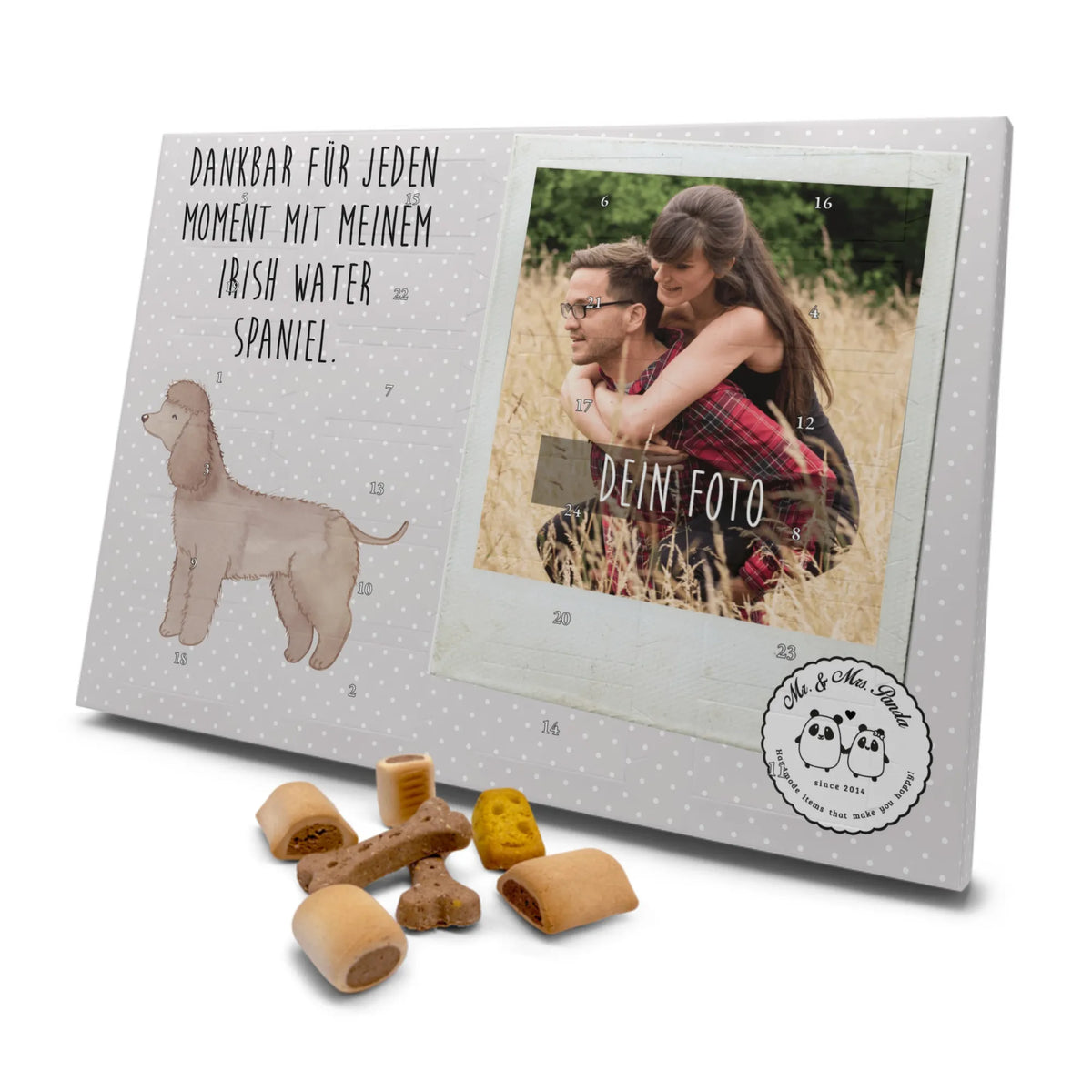 Personalisierter Hunde Foto Adventskalender Irish Water Spaniel Moment Personalisierter Foto-Adventskalender, Foto-Weihnachtskalender Hund, Hundeadventskalender mit Foto, Adventskalender Hund mit Foto, Adventskalender mit Hundefoto, Fotokalender Hund, Hunderasse, Rassehund, Hundebesitzer, Tierfreund, Welpe, Hund, Schenken, Geschenk, Jagdhund, Irish Water Spaniel