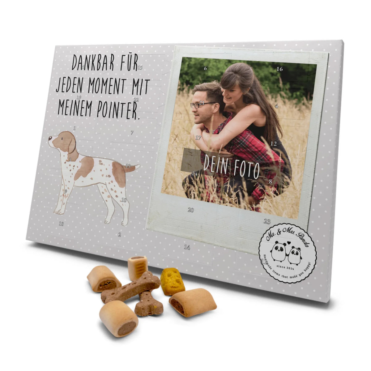 Personalisierter Hunde Foto Adventskalender Pointer Moment Fotokalender Hund, Personalisierter Foto-Adventskalender, Foto-Weihnachtskalender Hund, Adventskalender Hund mit Foto, Adventskalender mit Hundefoto, Hundeadventskalender mit Foto, Hunderasse, Rassehund, Hundebesitzer, Tierfreund, Welpe, Hund, Schenken, Geschenk, English Pointer, Pointer
