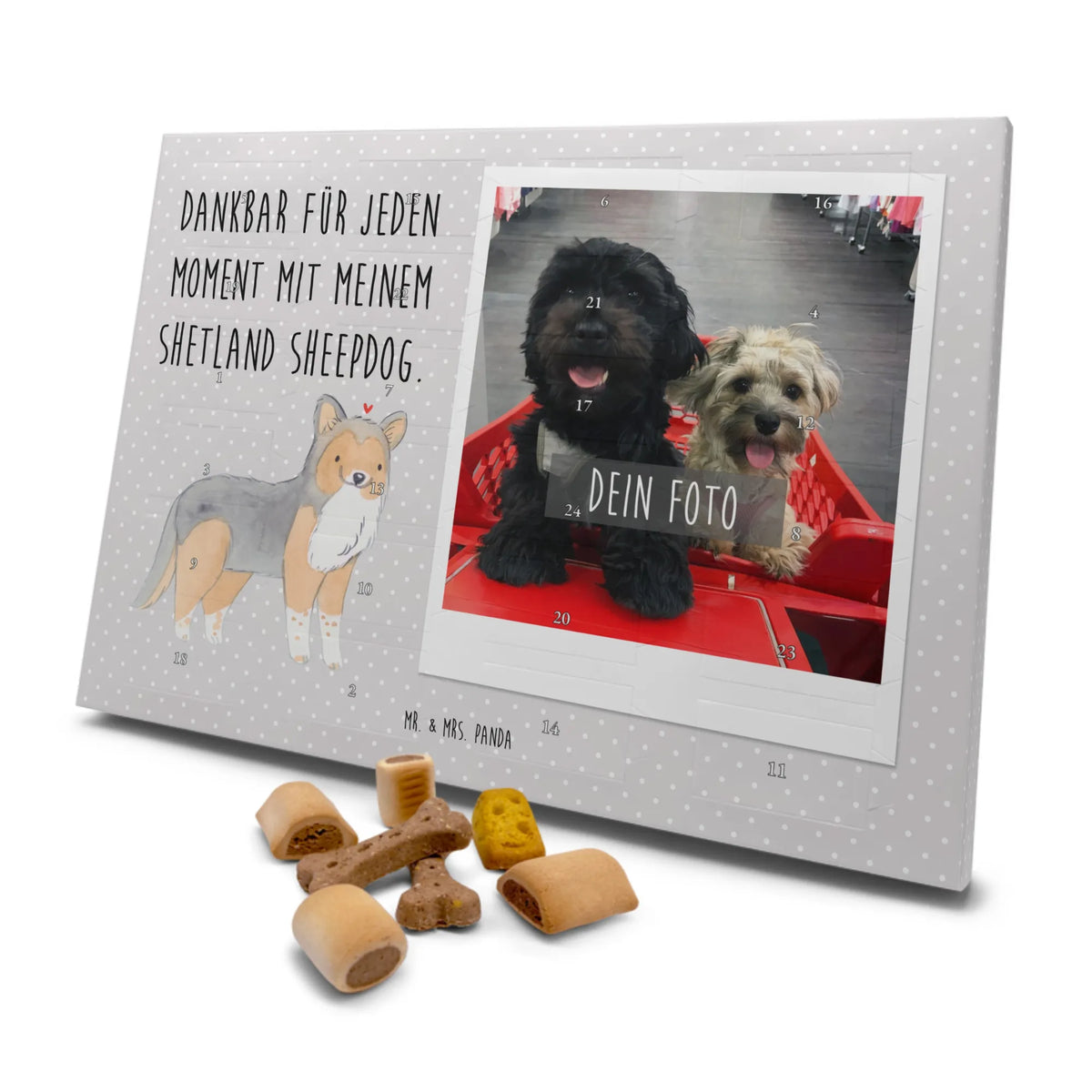 Personalisierter Hunde Foto Adventskalender Shetland Sheepdog Moment Fotokalender Hund, Foto-Weihnachtskalender Hund, Adventskalender mit Hundefoto, Personalisierter Foto-Adventskalender, Hundeadventskalender mit Foto, Adventskalender Hund mit Foto, Hunderasse, Rassehund, Hundebesitzer, Tierfreund, Welpe, Hund, Schenken, Geschenk, Sheltie, Shetland Sheepdog