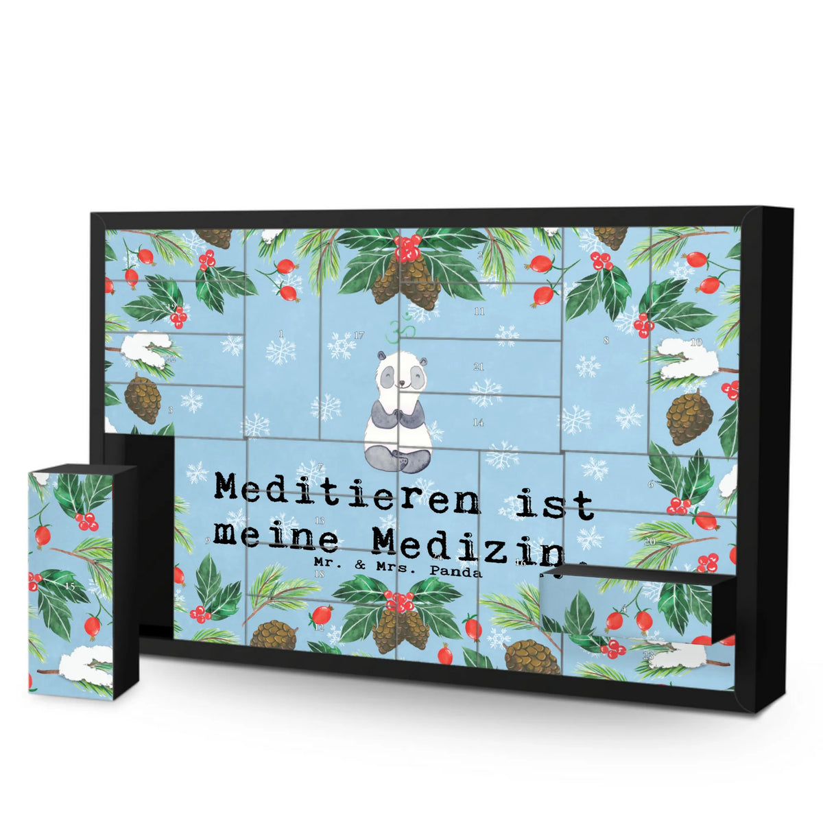 Befüllbarer Adventskalender Panda Meditieren Schachtel Adventskalender, Weihnachtskalender, selbstbefüllbarer adventskalender, Adventskalender Schachtel, diy weihnachtskalender, Geschenkekalender, Kalender Zum Befüllen, Bastel Adventskalender, Adventskalender, Diy Adventskalender, Leerer Adventskalender, Adventskalender Box, Sportart, Hobby, Danke, Dankeschön, Sport, Auszeichnung, Schenken, Gewinn, Sportler, Geschenk, Meditation, Meditieren, Meditationskurs