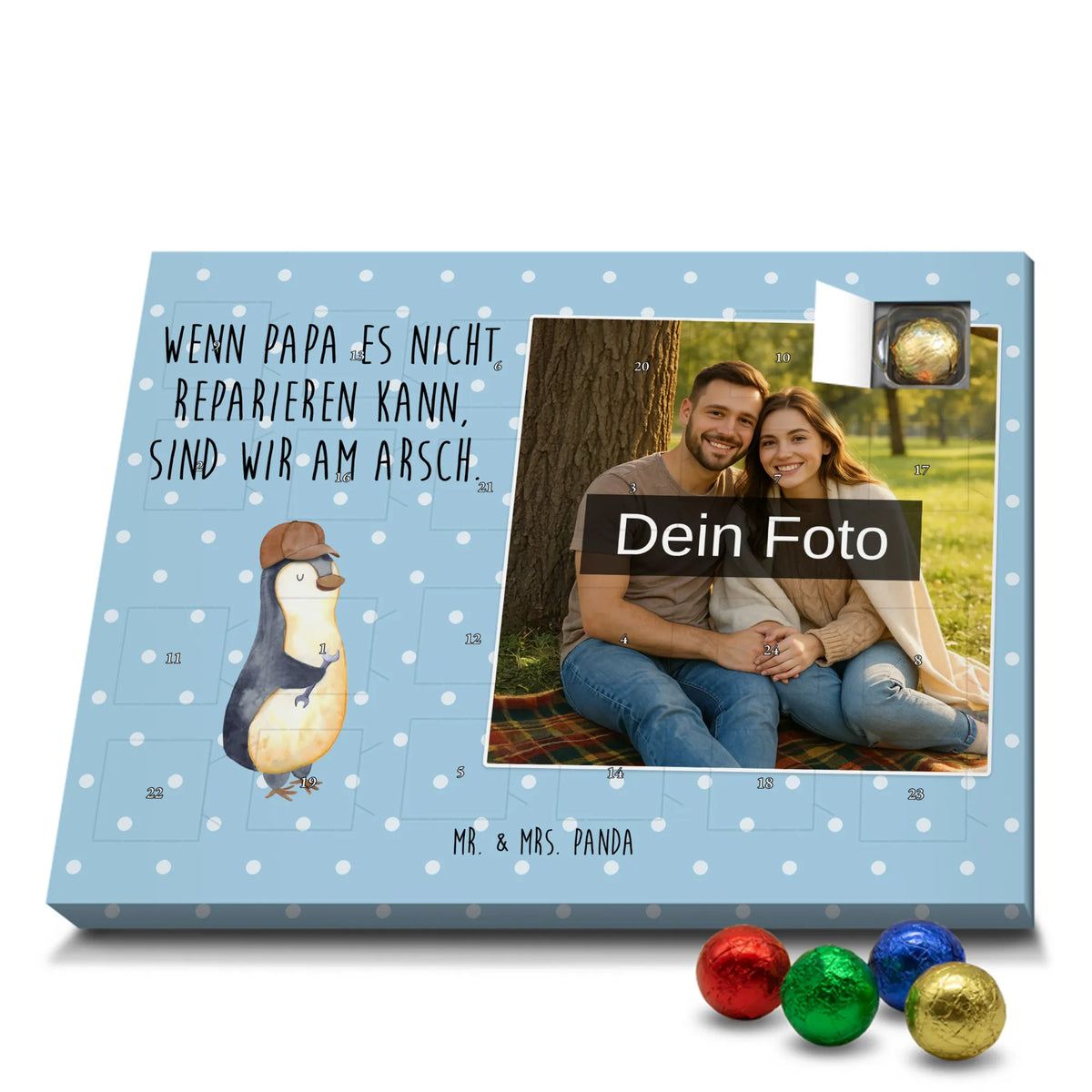 Personalisierter Schoko Foto Adventskalender Wenn Papa es nicht reparieren kann, sind wir am Arsch Foto Schokoladen Adventskalender, Foto Adventskalender, Schoko Foto Adventskalender, Fotokalender Advent, Personalisierter Schoko Foto Adventskalender, Mama, Vatertag, Papa, Oma, Opa, Familie, Schwester, Bruder, Muttertag, Vater, Geschenk Papa, Bester Papa Der Welt