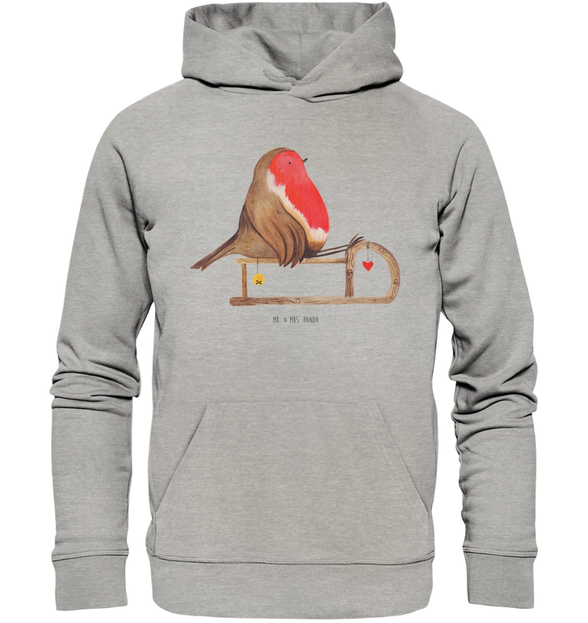 Organic Hoodie Rotkehlchen Schlitten Bedruckter Hoodie, Kapuzenpulli, Öko Hoodie, Unisex Hoodie, Pullover, GOTS Hoodie, Eco Hoodie, Vegan Hoodie, Nachhaltiger Hoodie, Sweatshirt, Sweatshirt mit Kapuze, Pulli, Kapuzenpullover, Fair Trade Hoodie, Hoody, Freizeitpullover, Sweathoodie, Print Hoodie, Kapuzensweater, Kuschelhoodie, Baumwollpullover, Pulli mit Kapuze, Statement-Hoodie, Sustainable Hoodie, Fair Fashion Hoodie, Hoodie, Organic Cotton Hoodie, Baumwoll-Sweatshirt, Baumwollpulli, Fleece Hoodie, Kapuzenshirt, Hoodie mit Print, Organic Hoodie, Bio Hoodie, Kapuzensweatshirt, Bedrucktes Sweatshirt, Weihnachten, Heiligabend, Nikolaus, Weihnachtsdeko, Wintermotiv, Advent, Winter, Schlitten, Vogel